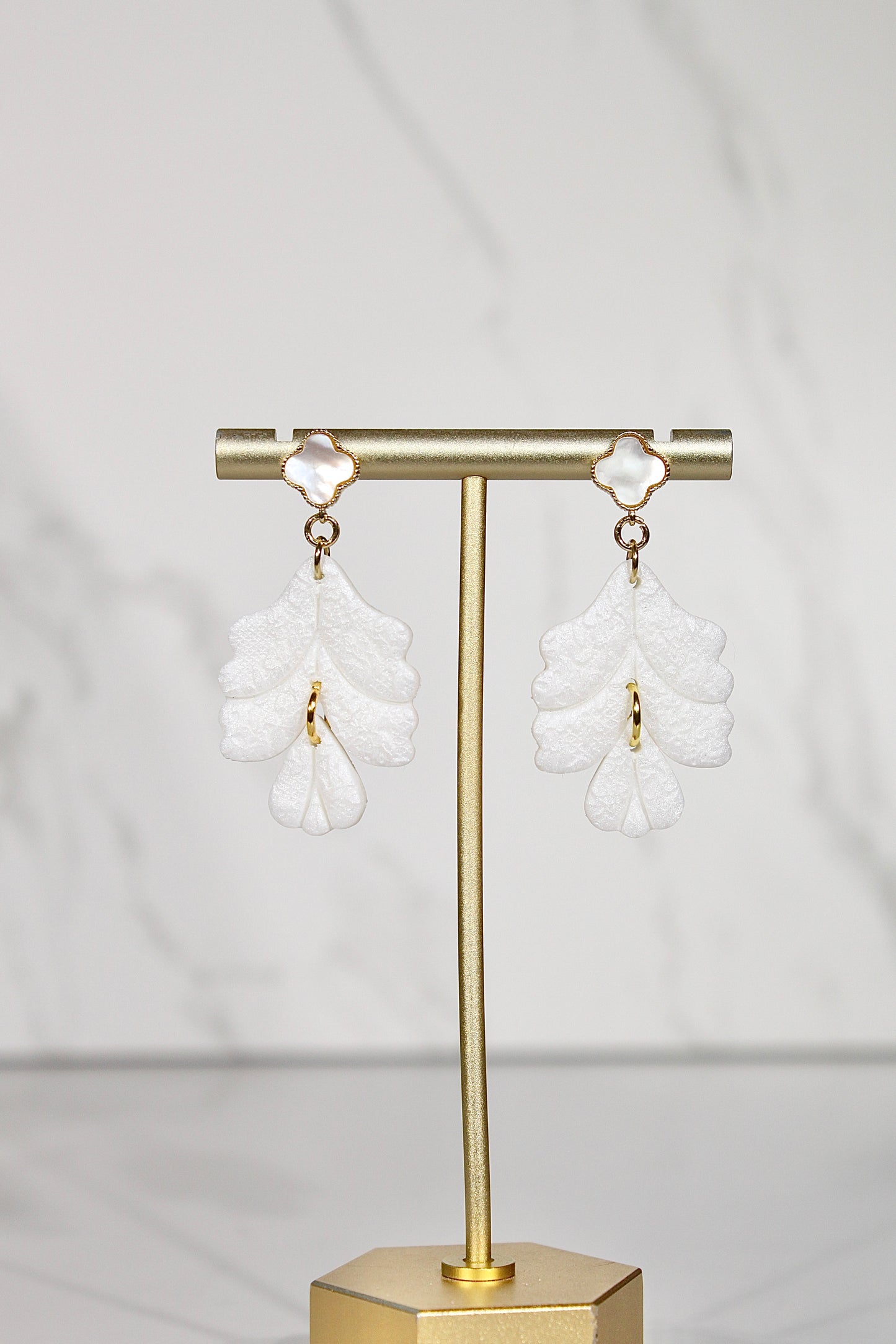 VEIL Petal Leaf Drop Earrings