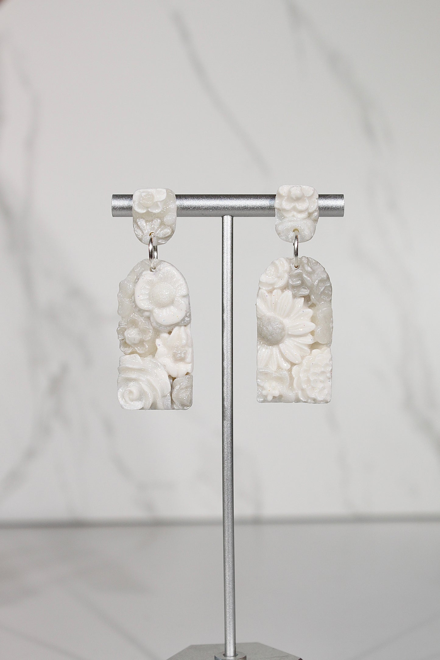 VEIL Floral Garden Drop Earrings