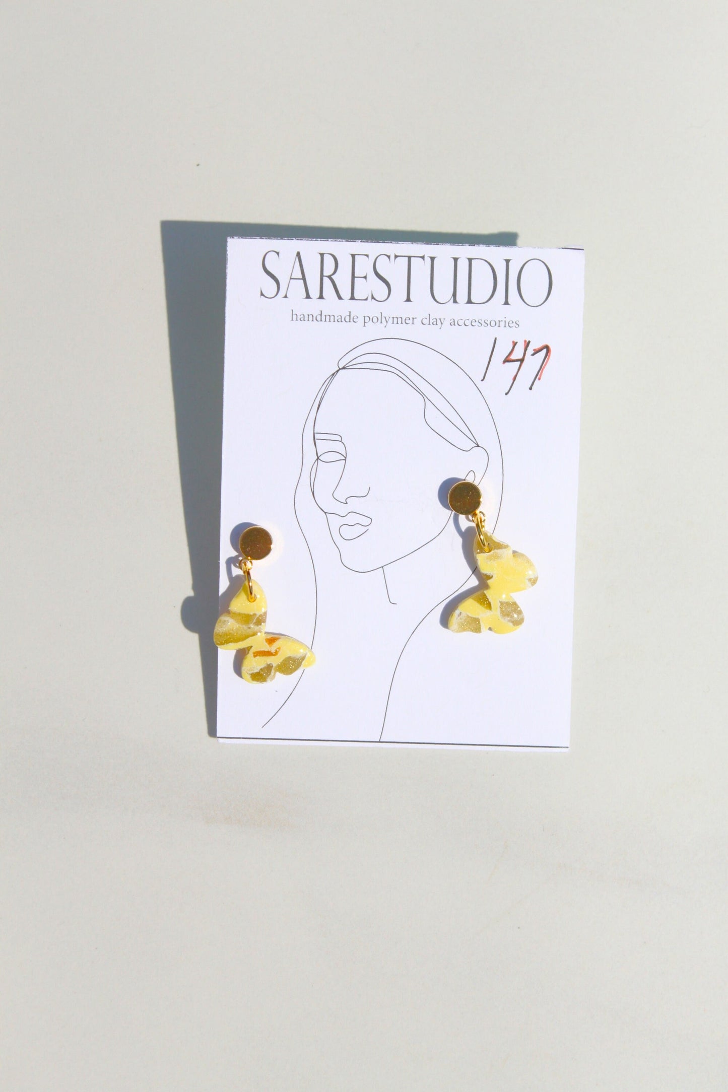 Clay Dangle Earrings - Geometric Modern Design, Handmade Lightweight Hypoallergenic Polymer Jewelry, Statement Accessory Multiple Colors