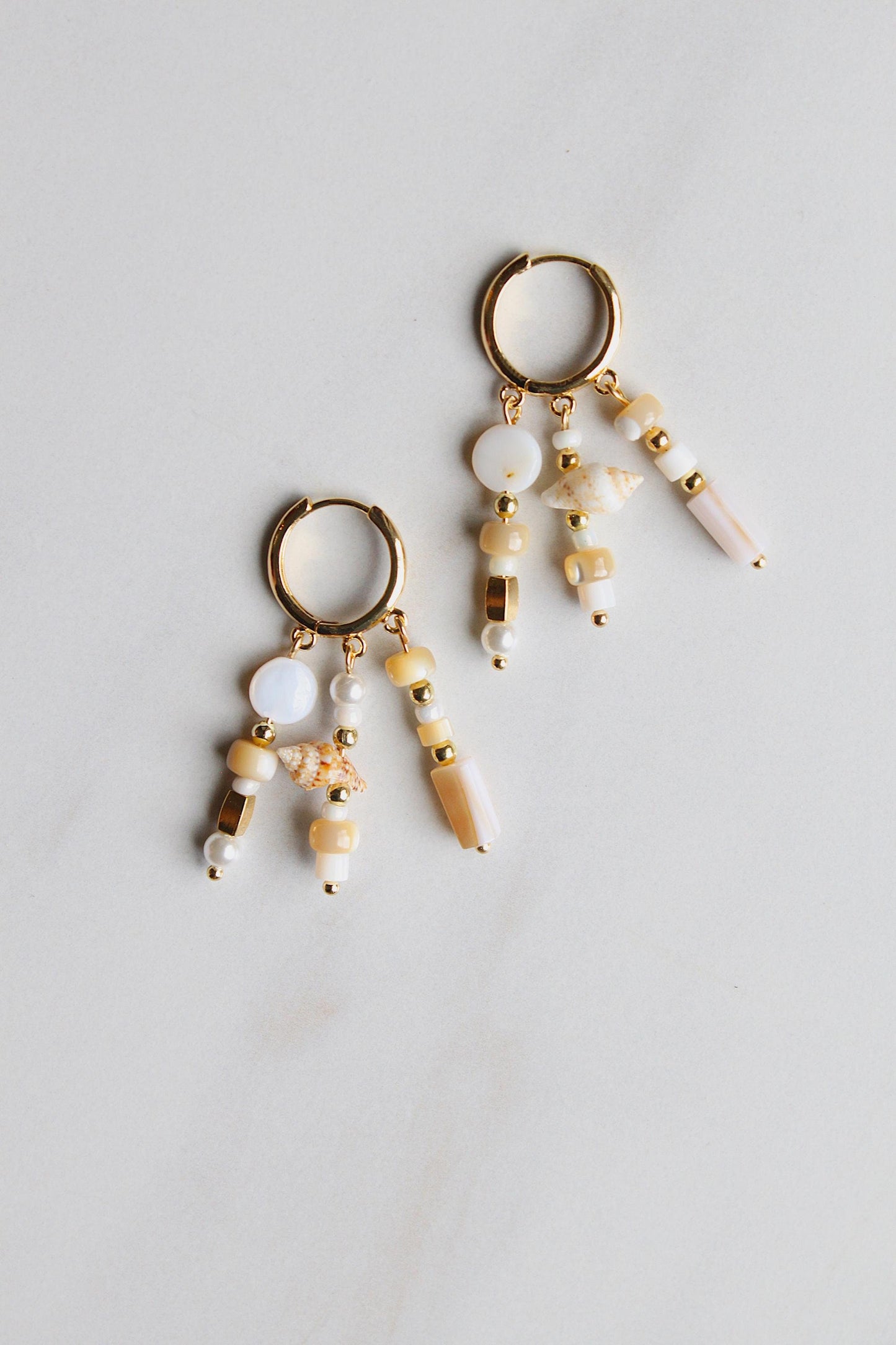 Handmade Beaded Charm Hoops, Dangle Earrings, Hoop Earring, Huggie Hoops, Statement Earring, Mothers Day, Christmas, Gift for Her, Unique