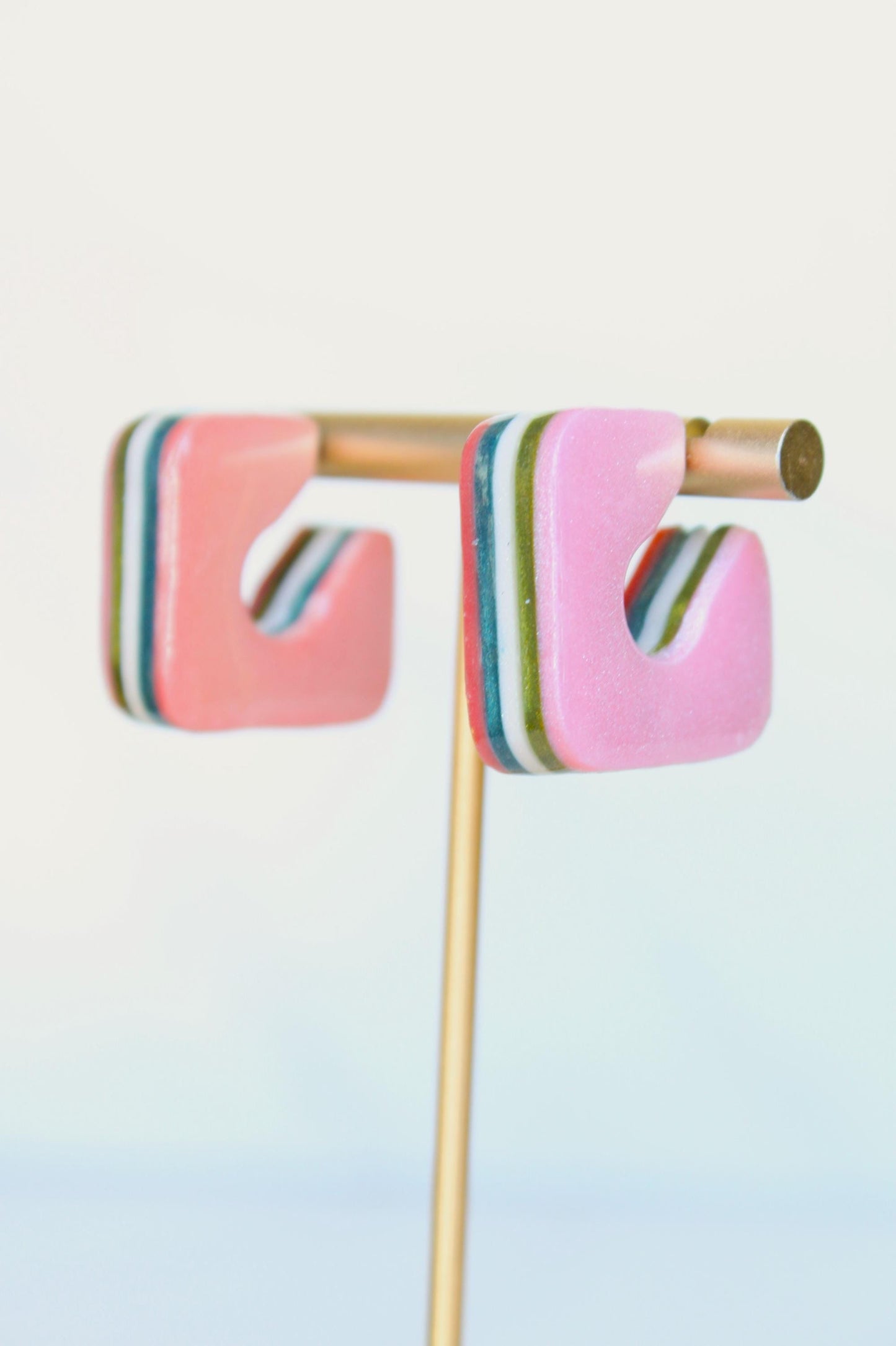 Hoop Earrings | Clay Hoop Earrings | Clay Earrings | Women's Hoops | Women's Clay Hoops | Cute Earrings