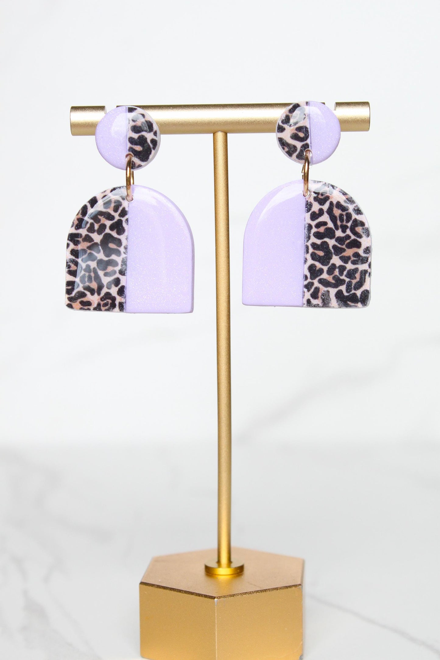 Leopard Print Clay Earrings | Leopard Print Earrings | Clay Earrings | Handmade Earrings | Gift for Her | Gift for Mom | Gift for Daughter