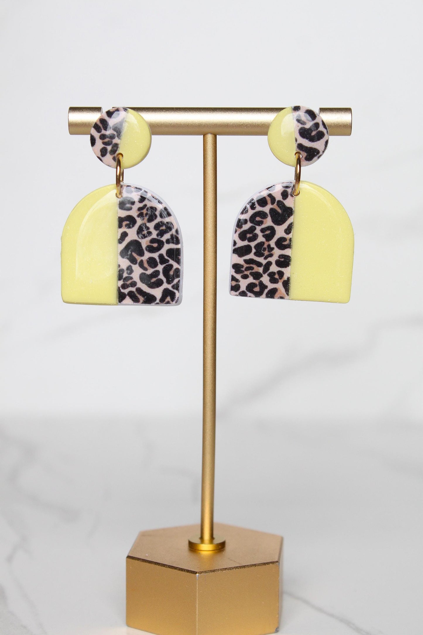 Leopard Print Clay Earrings | Leopard Print Earrings | Clay Earrings | Handmade Earrings | Gift for Her | Gift for Mom | Gift for Daughter