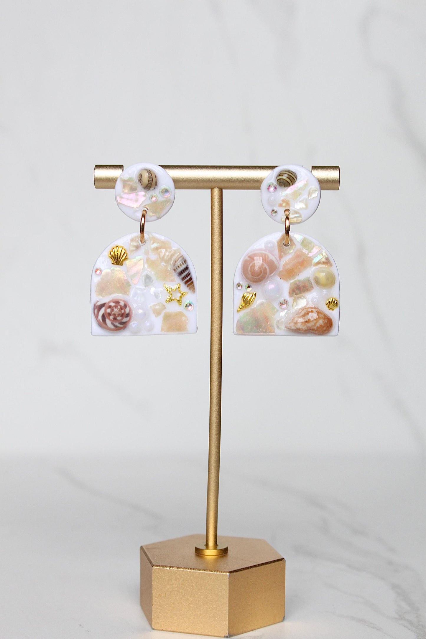 Shell Clay Earrings