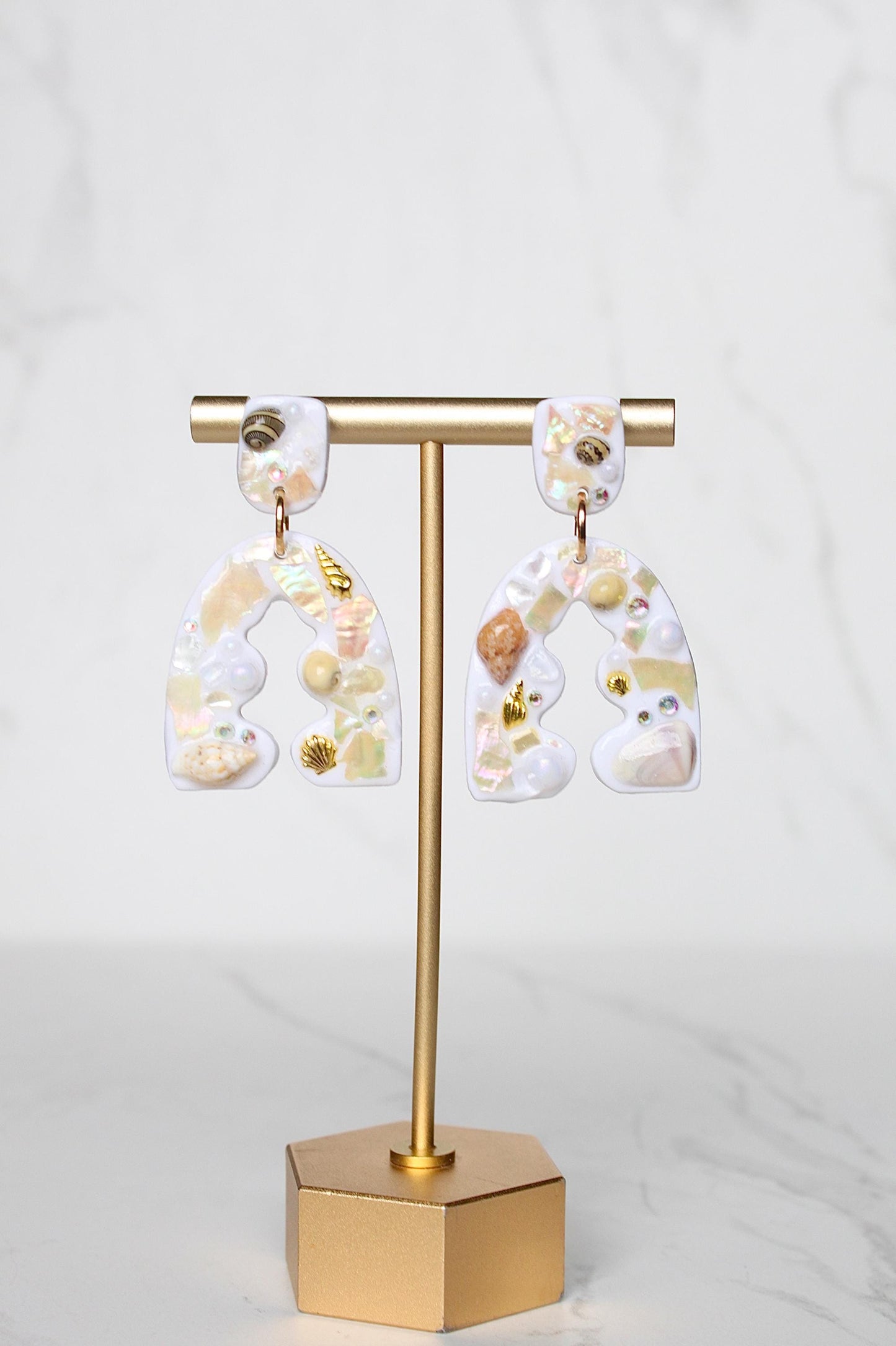 Shell Clay Earrings