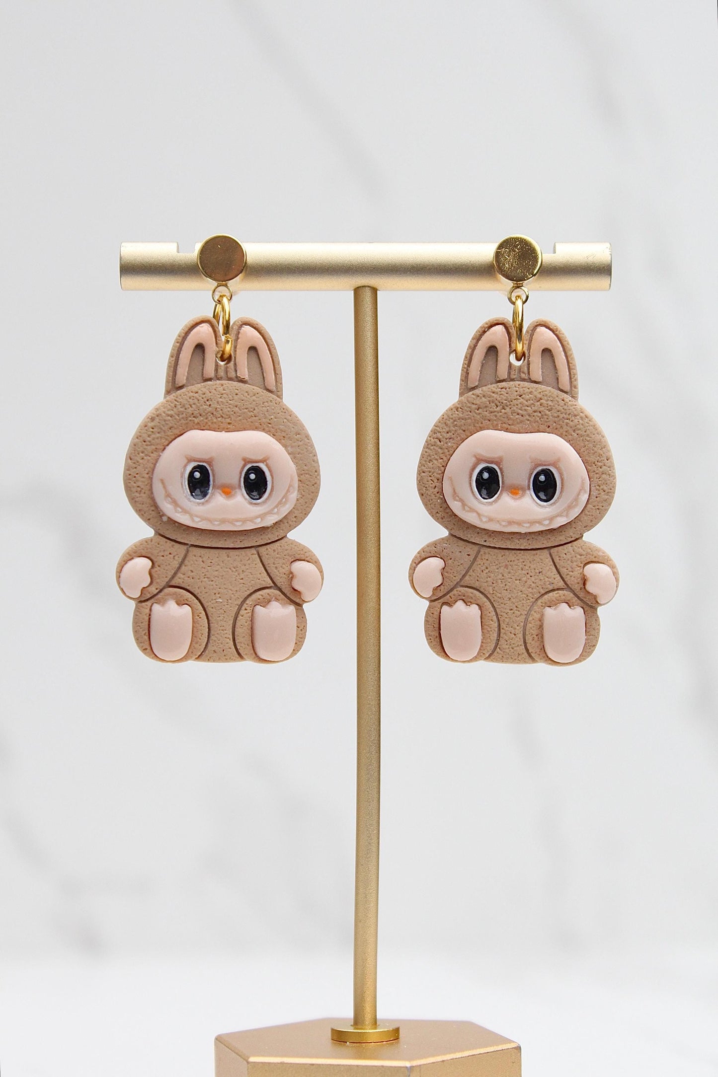 Cute Monster Clay Earrings | Cute Collectible Figurine Earrings | Handmade Polymer Clay Jewelry | Gift for Collectors & Kawaii Lovers