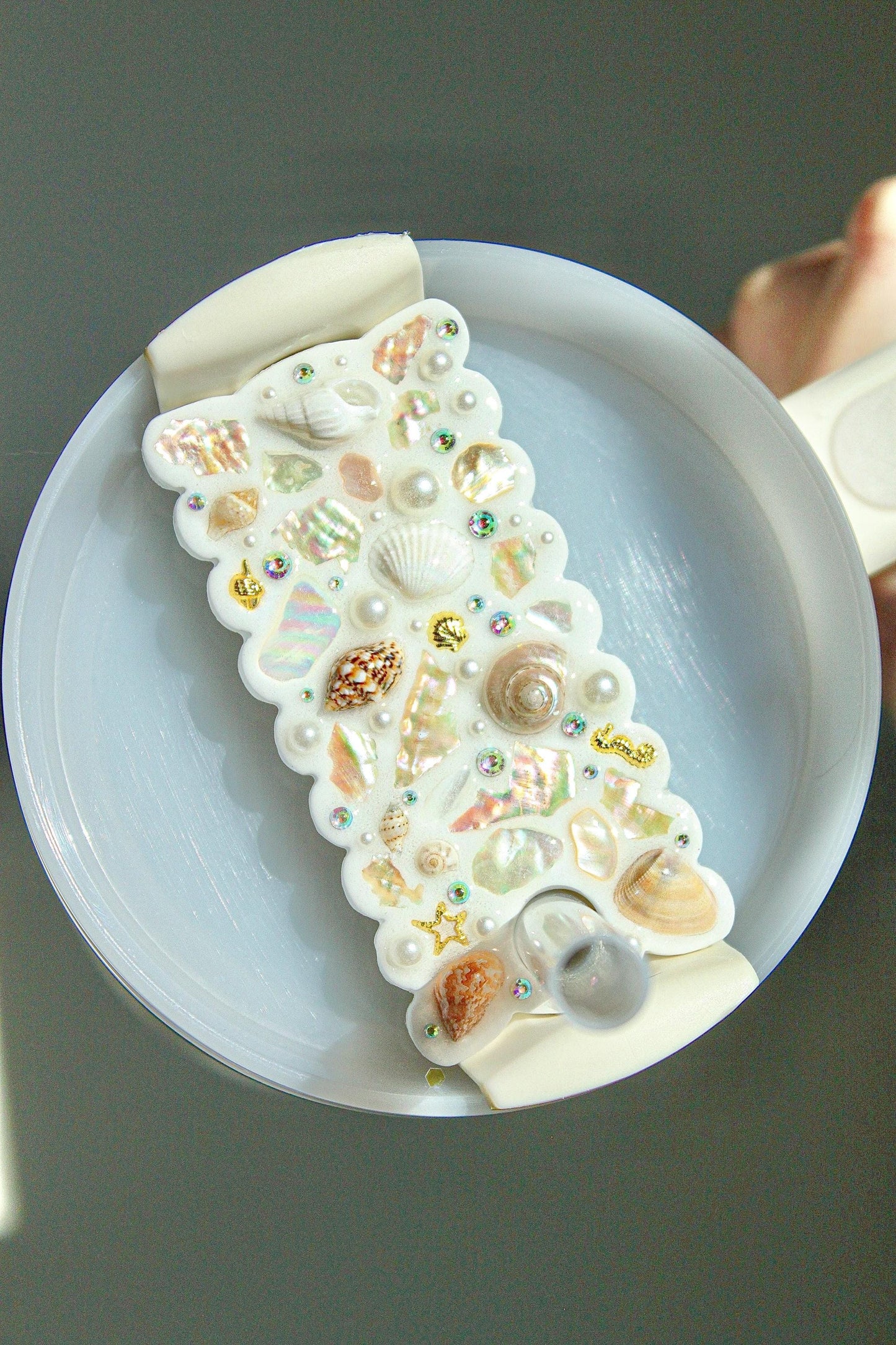 Beach Seashell Stanley Cup Topper – Ocean-Inspired Shell Lid Topper for 30/40 oz Stanley, Coastal Aesthetic Accessories, Beach Gift for Her