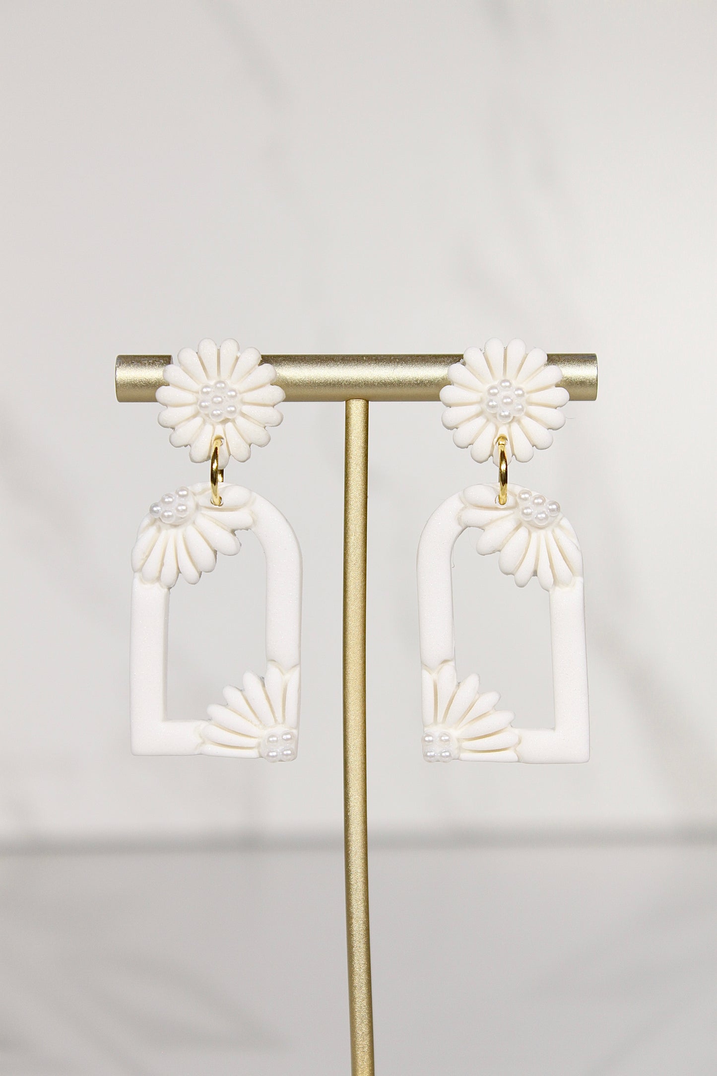 VEIL Daisy Frame Drop Earrings