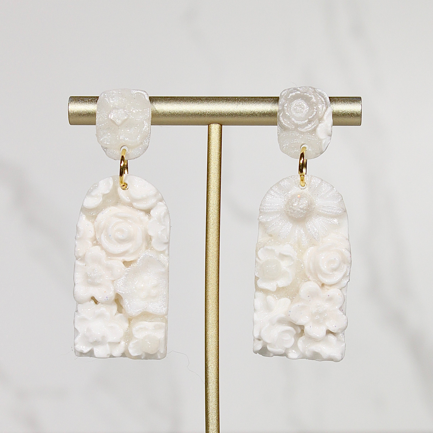 VEIL Floral Garden Drop Earrings