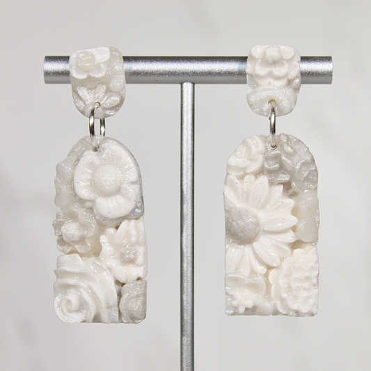 VEIL Floral Garden Drop Earrings