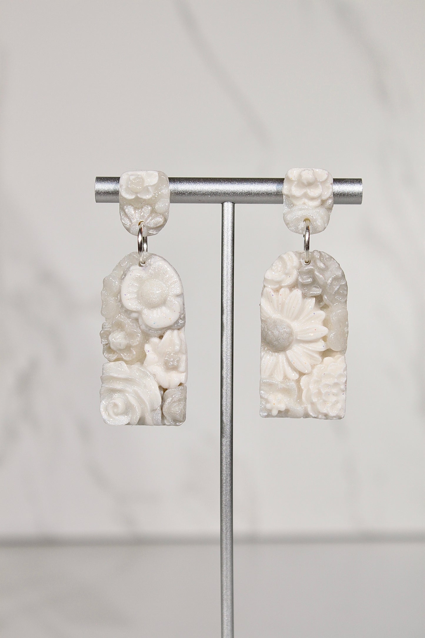 VEIL Floral Garden Drop Earrings