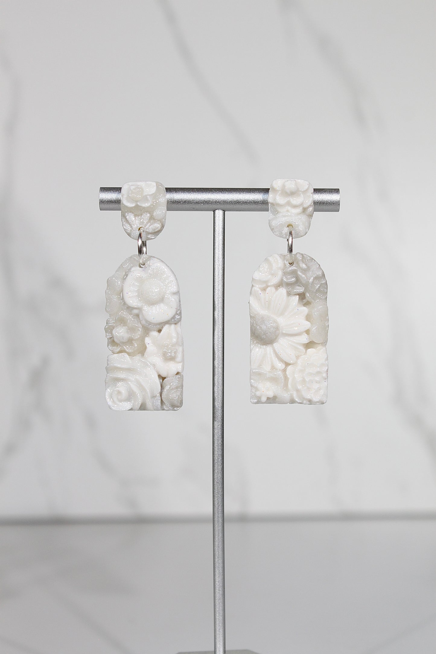 VEIL Floral Garden Drop Earrings