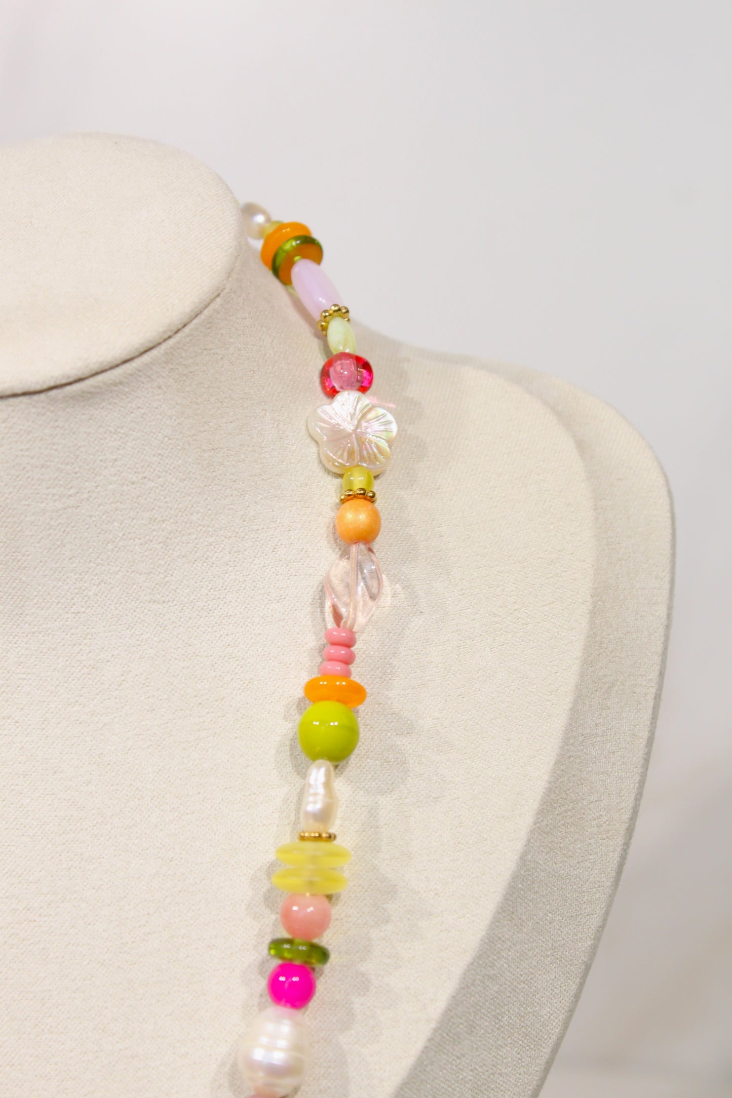 Whimsy Beaded Charm Necklace