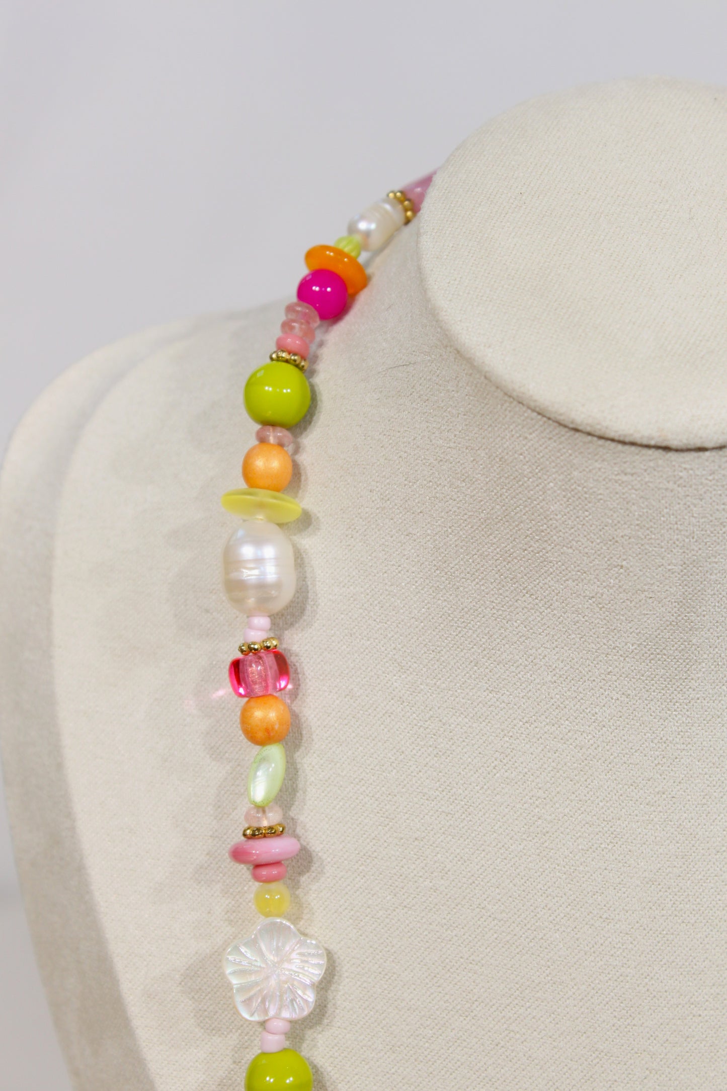 Whimsy Beaded Charm Necklace