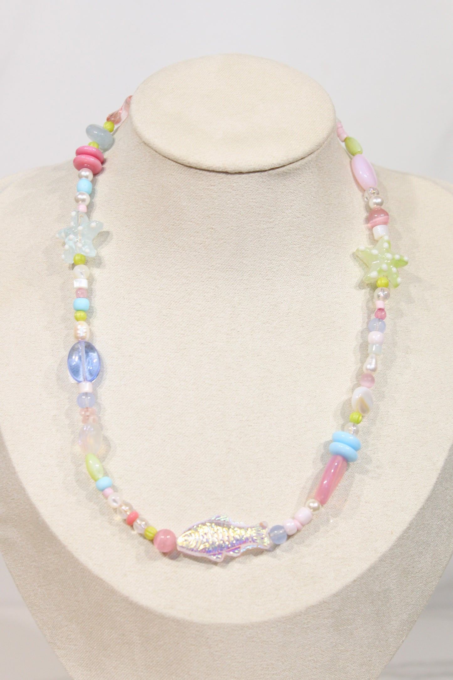 Whimsy Beaded Charm Necklace