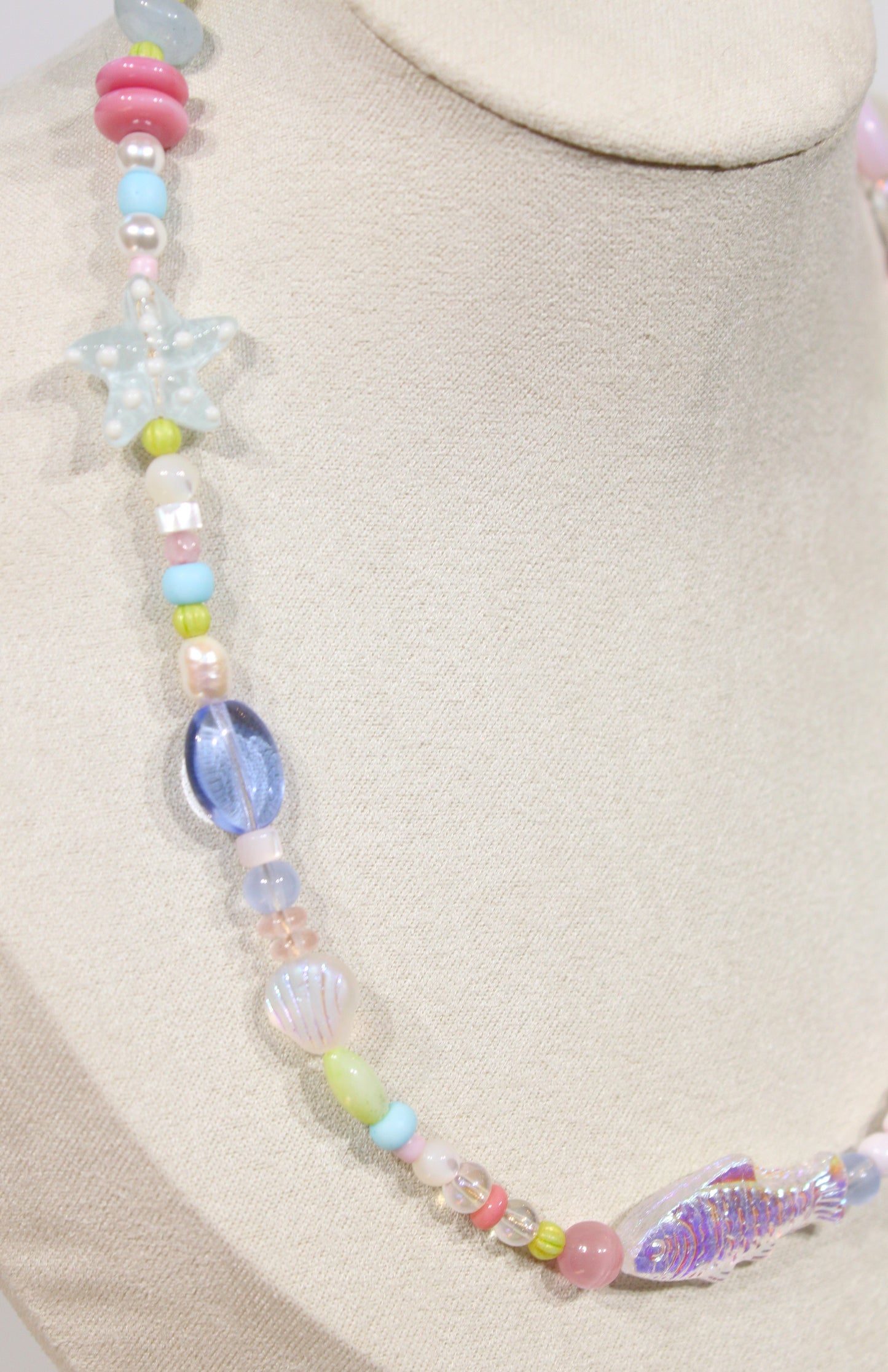 Whimsy Beaded Charm Necklace