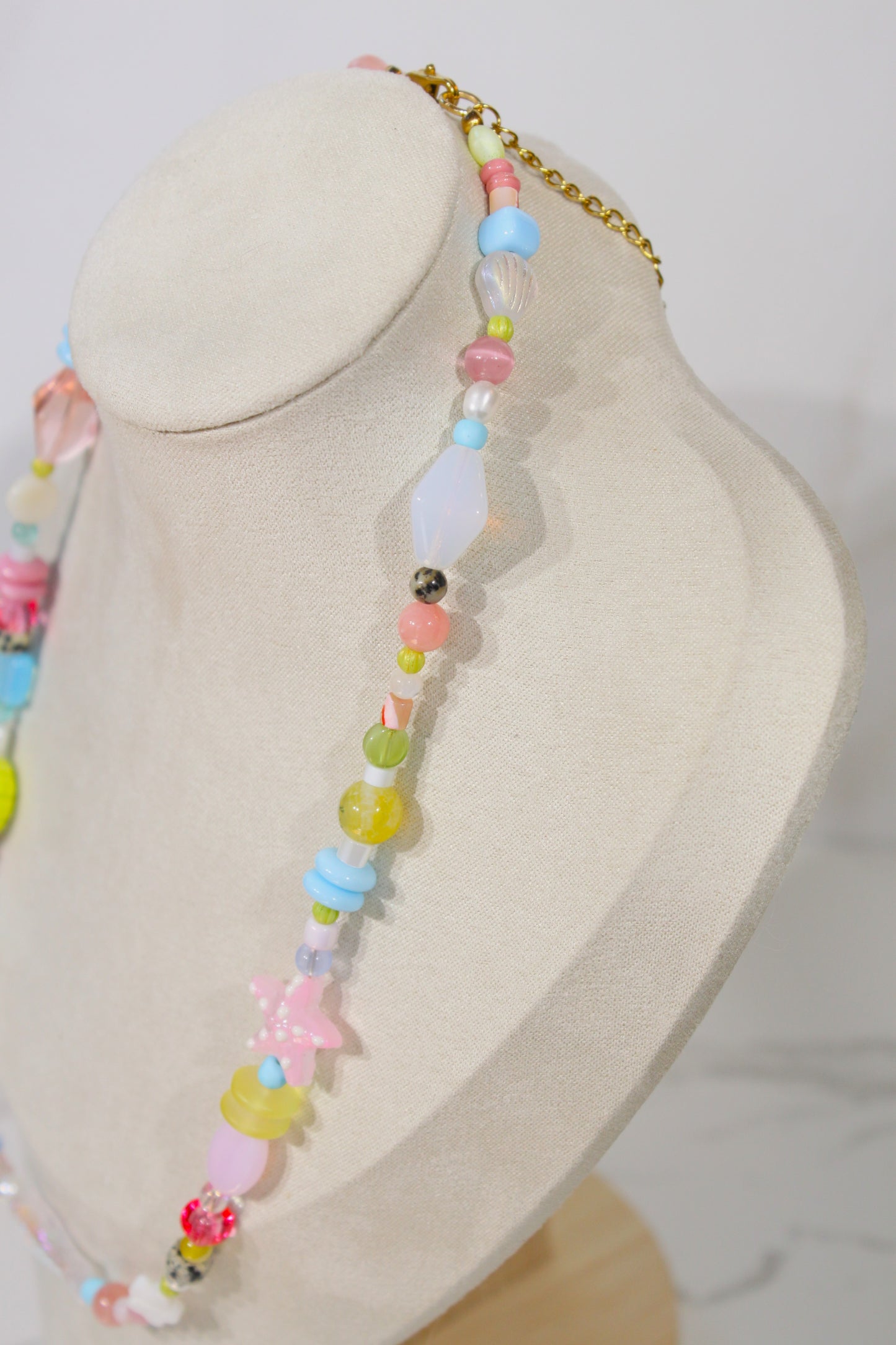 Whimsy Beaded Charm Necklace