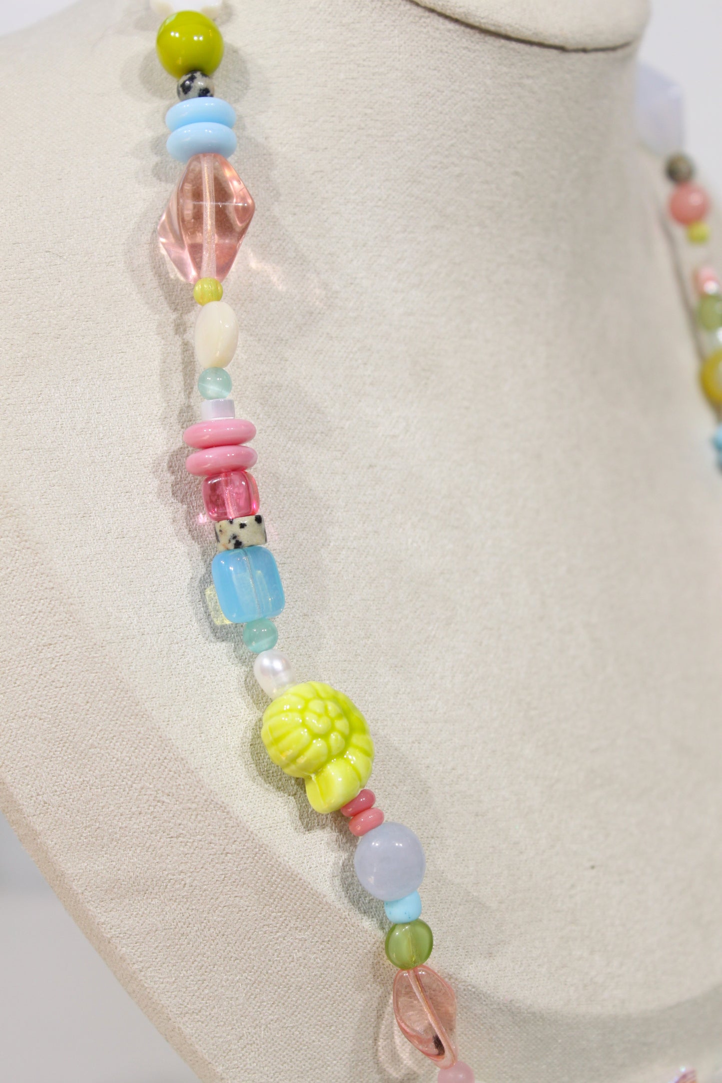 Whimsy Beaded Charm Necklace