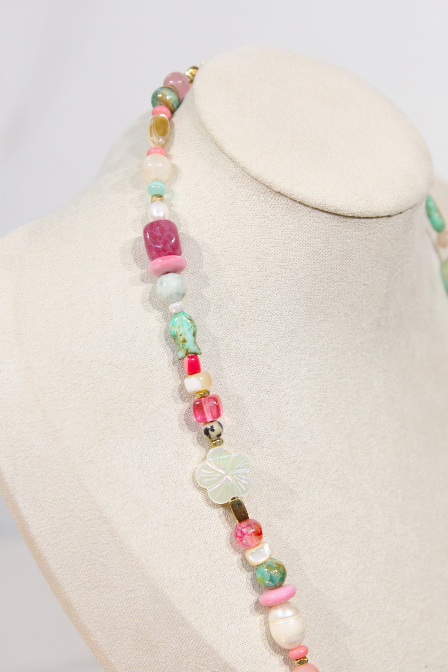 Whimsy Beaded Charm Necklace