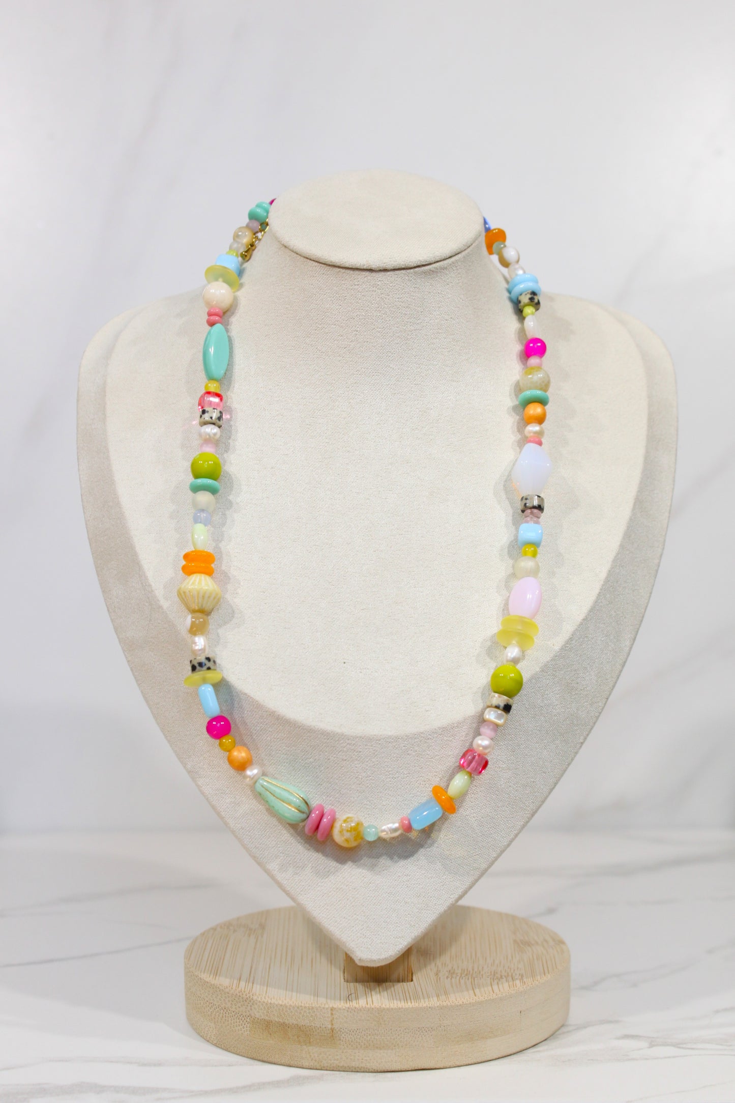 Whimsy Beaded Charm Necklace