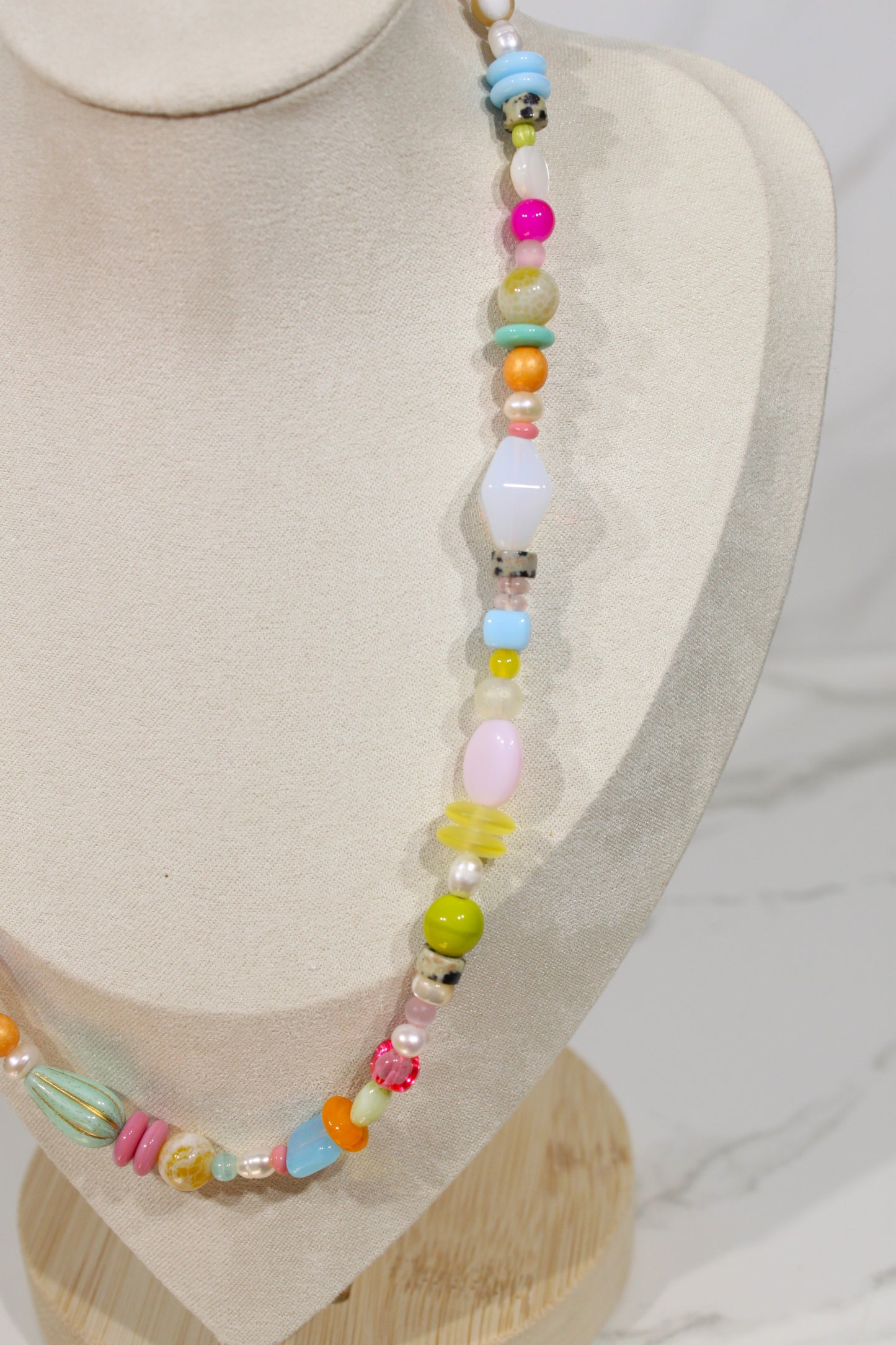 Whimsy Beaded Charm Necklace