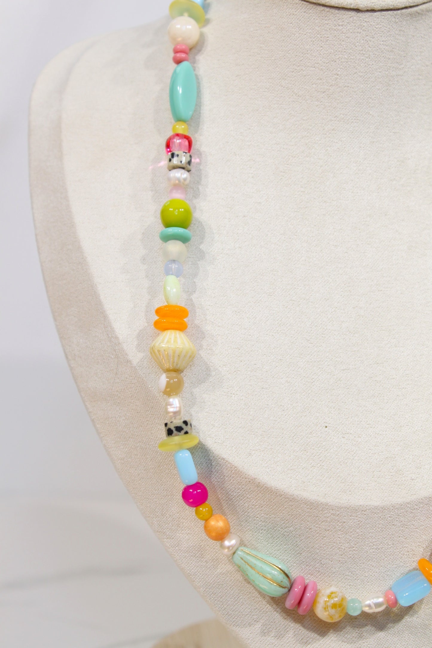 Whimsy Beaded Charm Necklace
