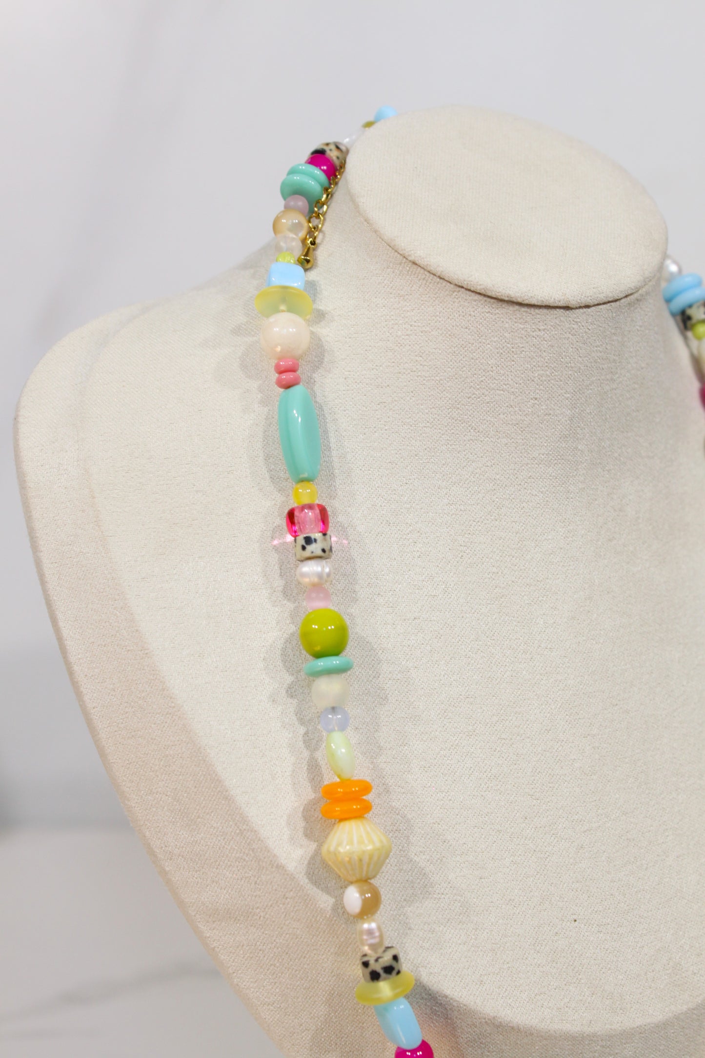 Whimsy Beaded Charm Necklace