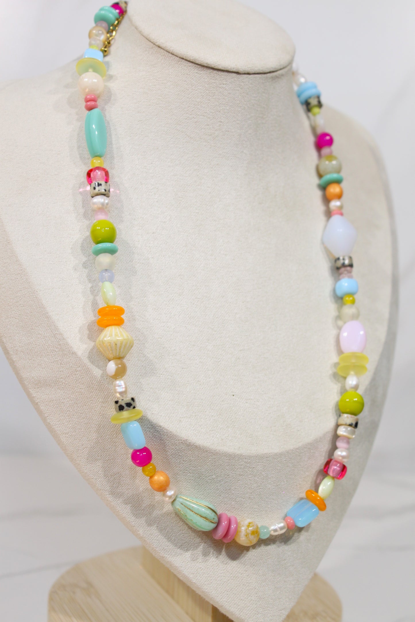 Whimsy Beaded Charm Necklace