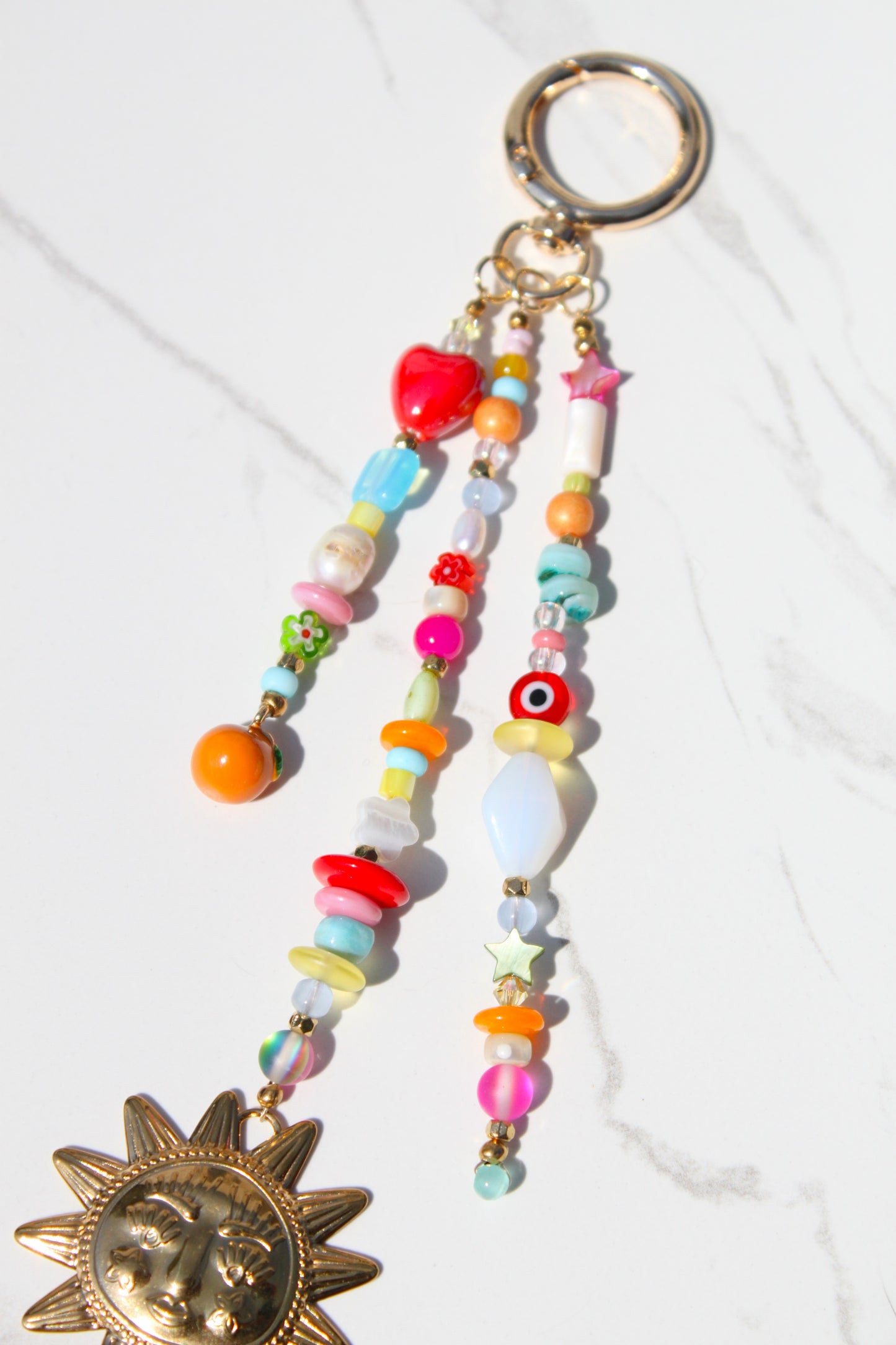 Whimsy Beaded Bag Charm