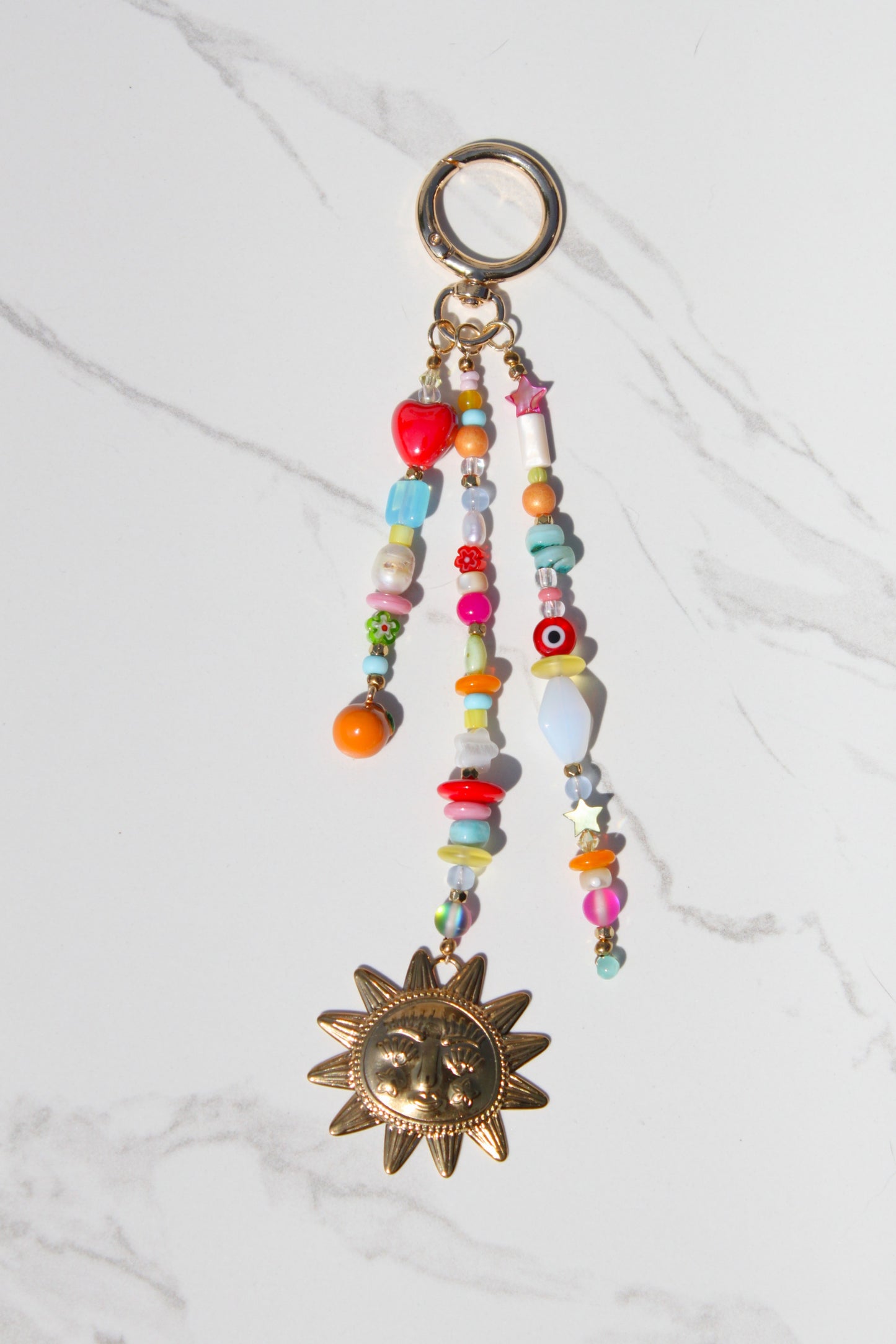 Whimsy Beaded Bag Charm