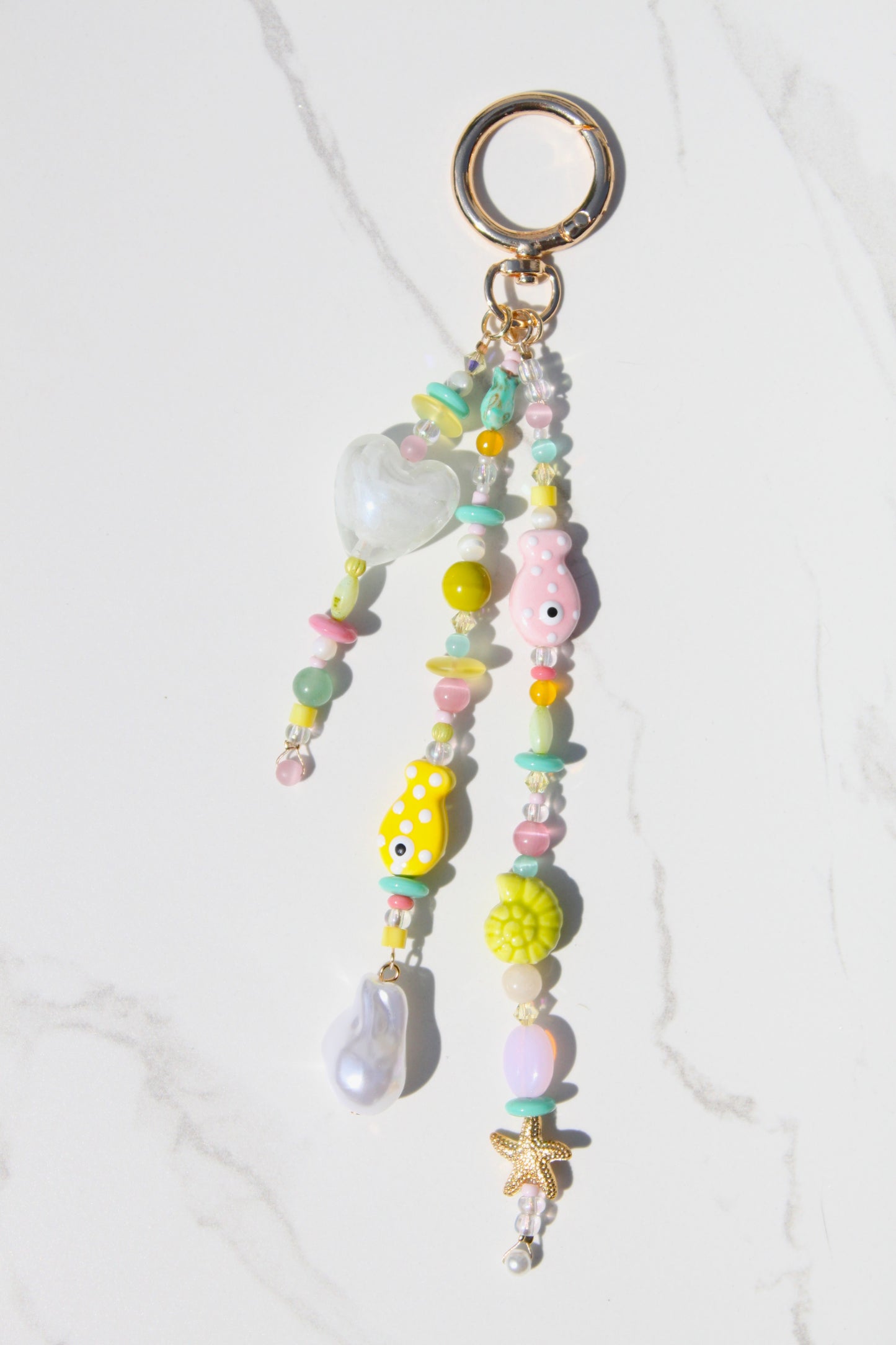 Whimsy Beaded Bag Charm