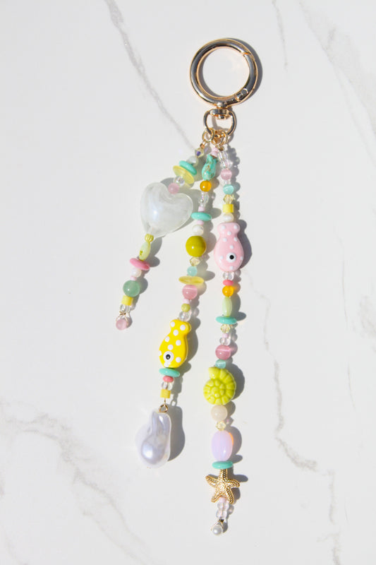 Whimsy Beaded Bag Charm