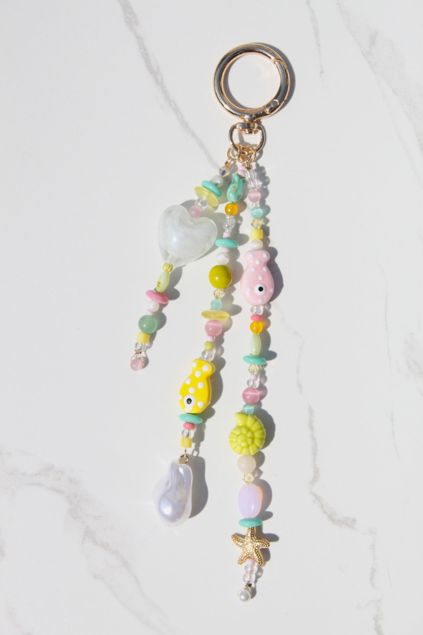 Whimsy Beaded Bag Charm