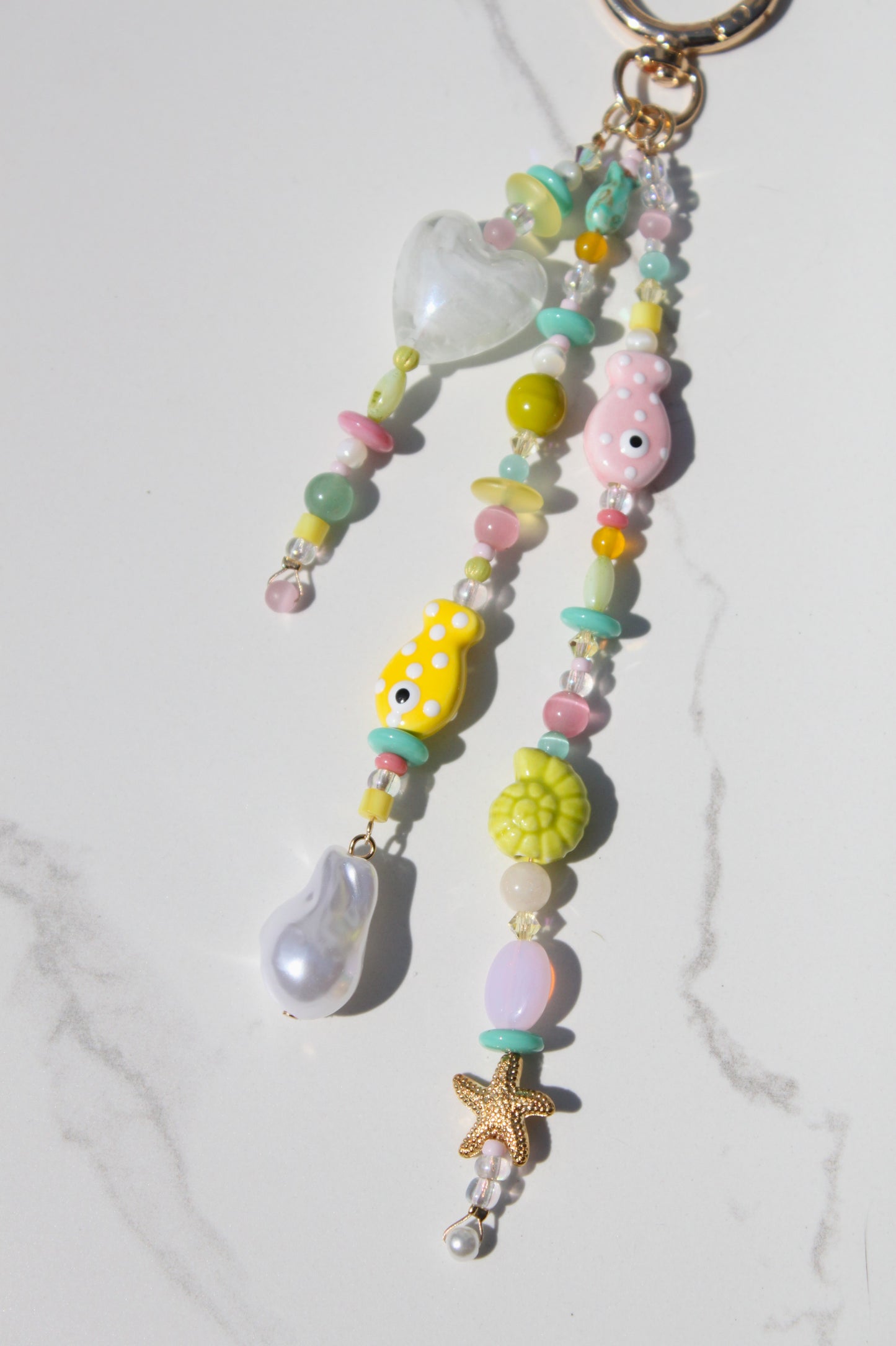 Whimsy Beaded Bag Charm