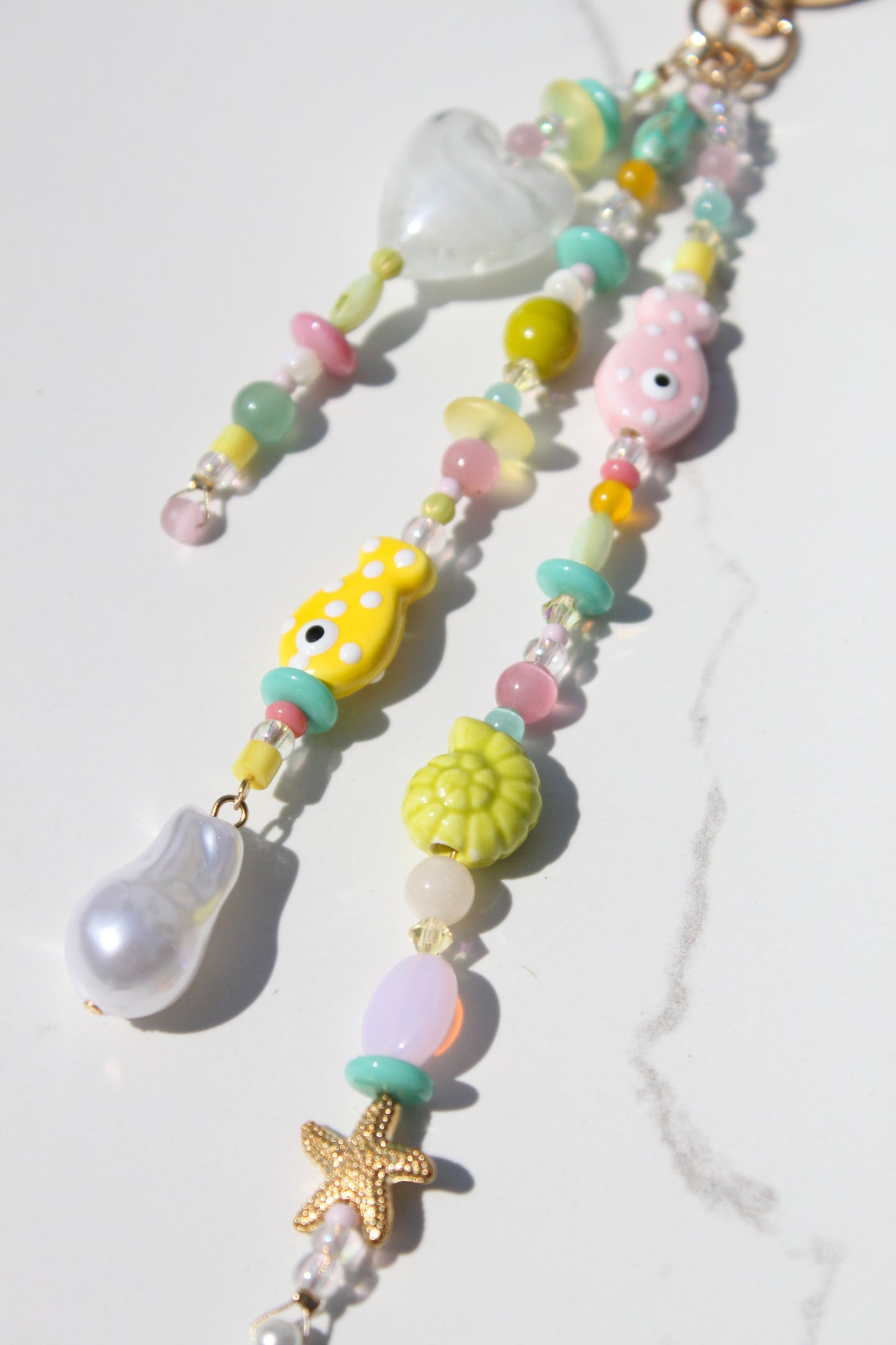 Whimsy Beaded Bag Charm