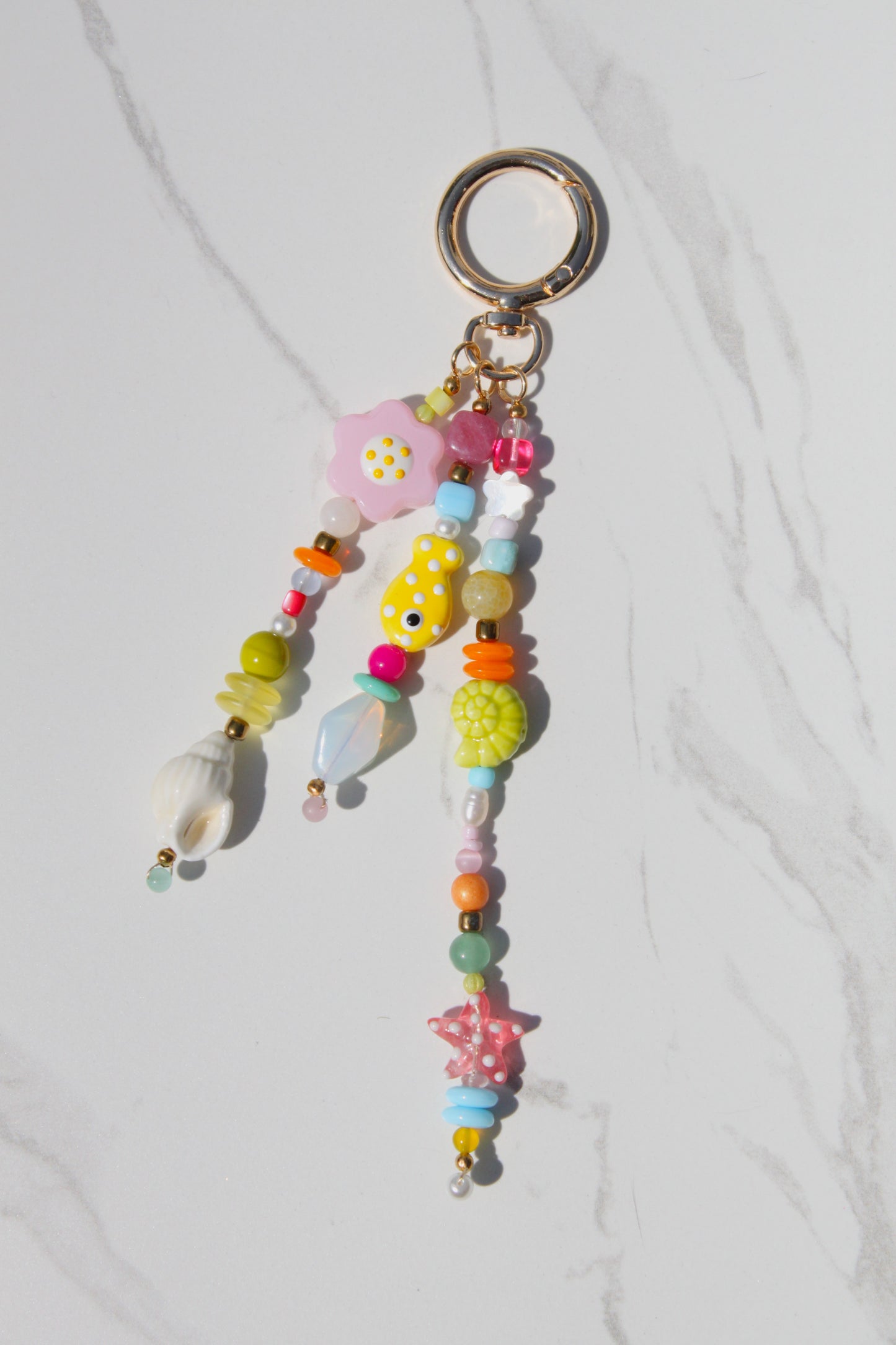 Whimsy Beaded Bag Charm