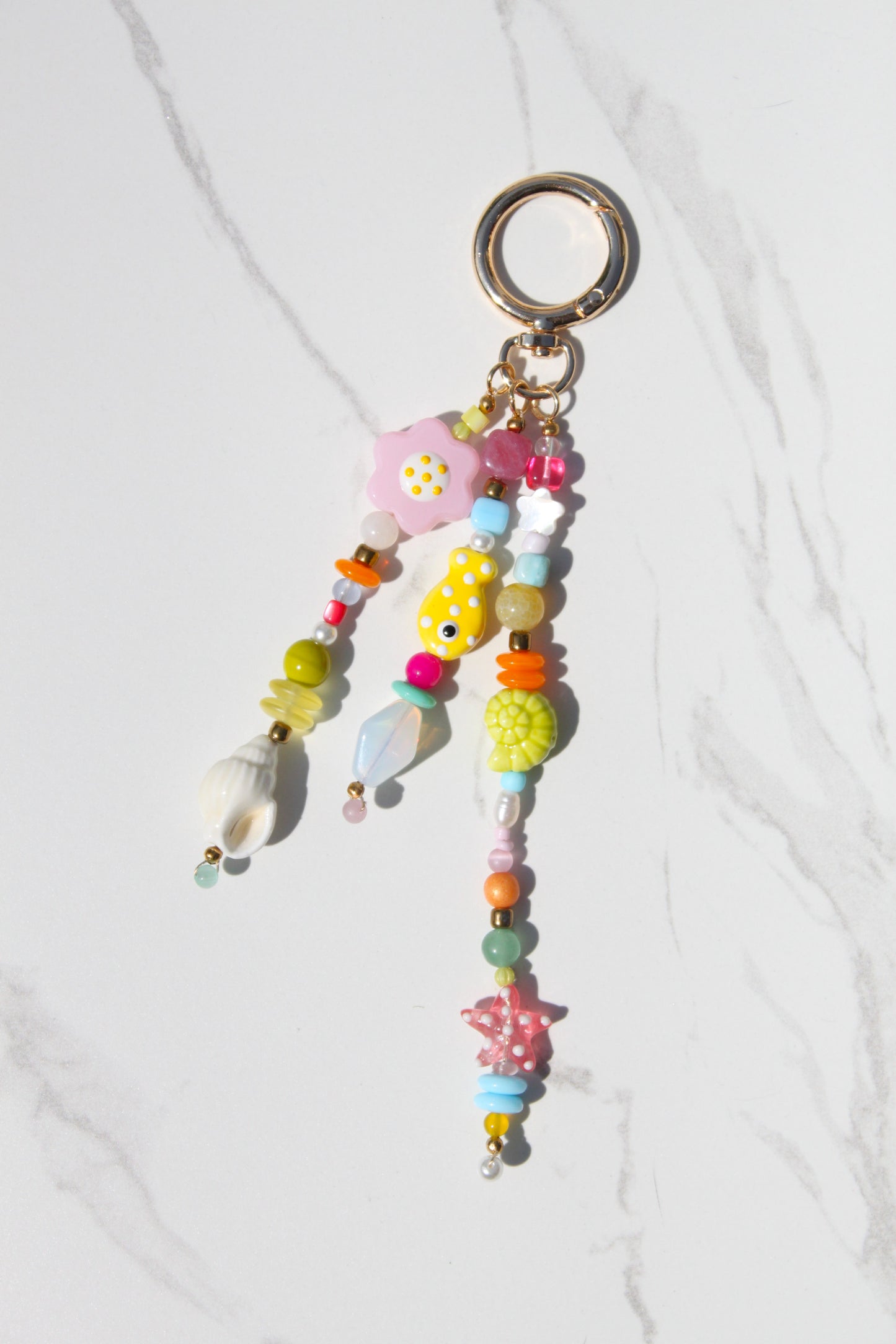 Whimsy Beaded Bag Charm