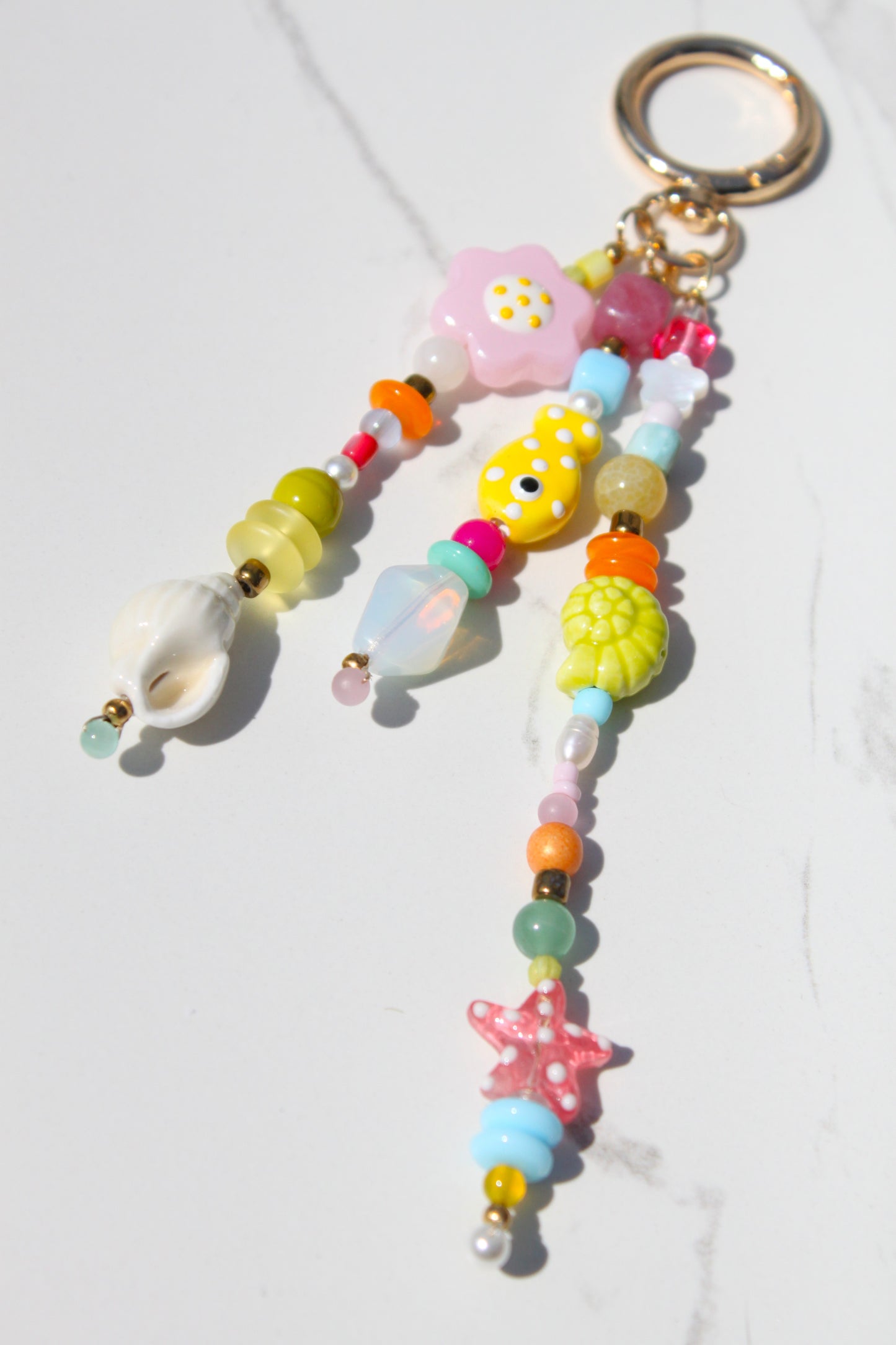 Whimsy Beaded Bag Charm