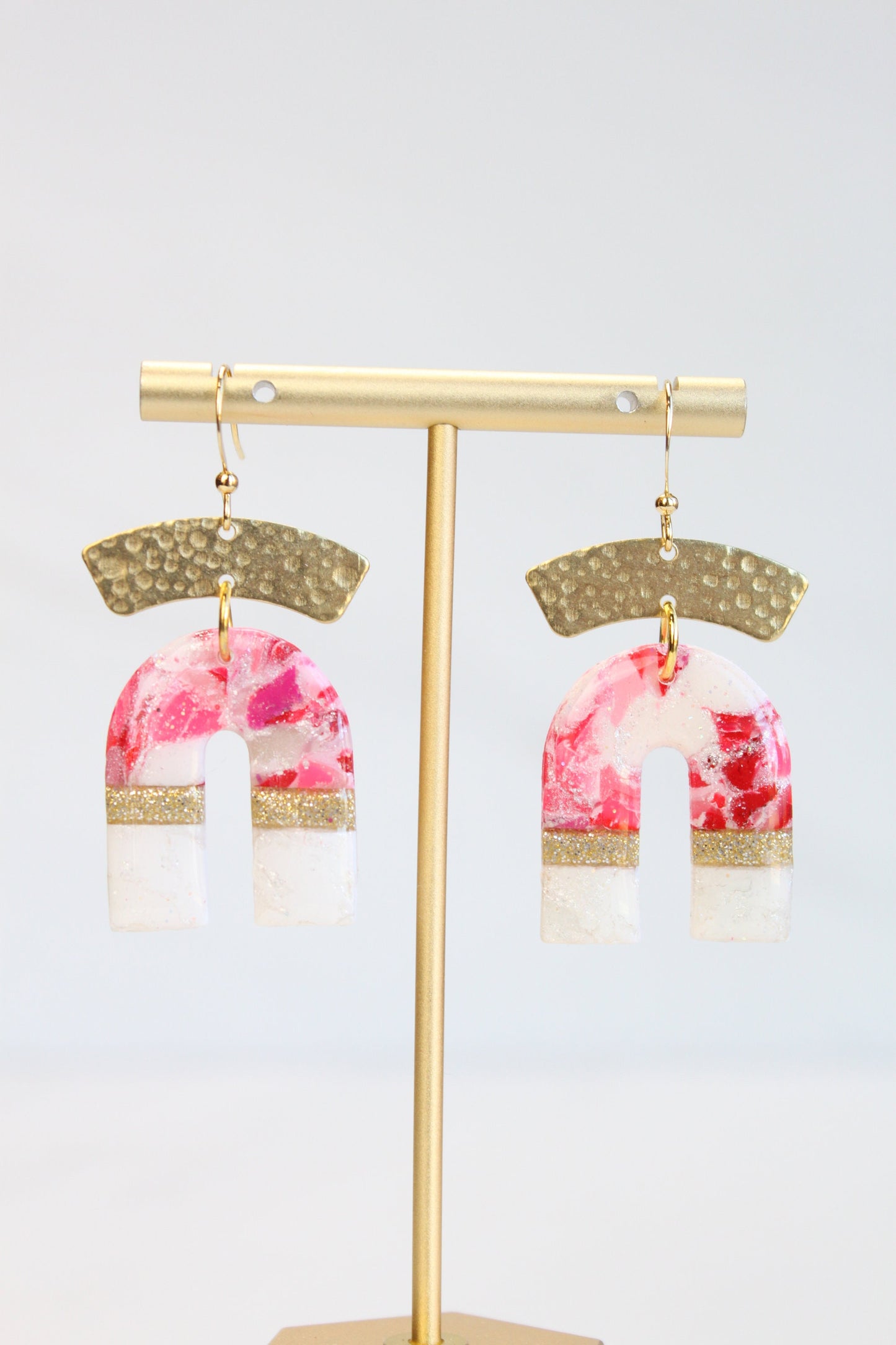 Clay Earrings - Clay Dangle Earrings, Handmade Lightweight Hypoallergenic Polymer Jewelry, Statement Accessory Multiple Colors