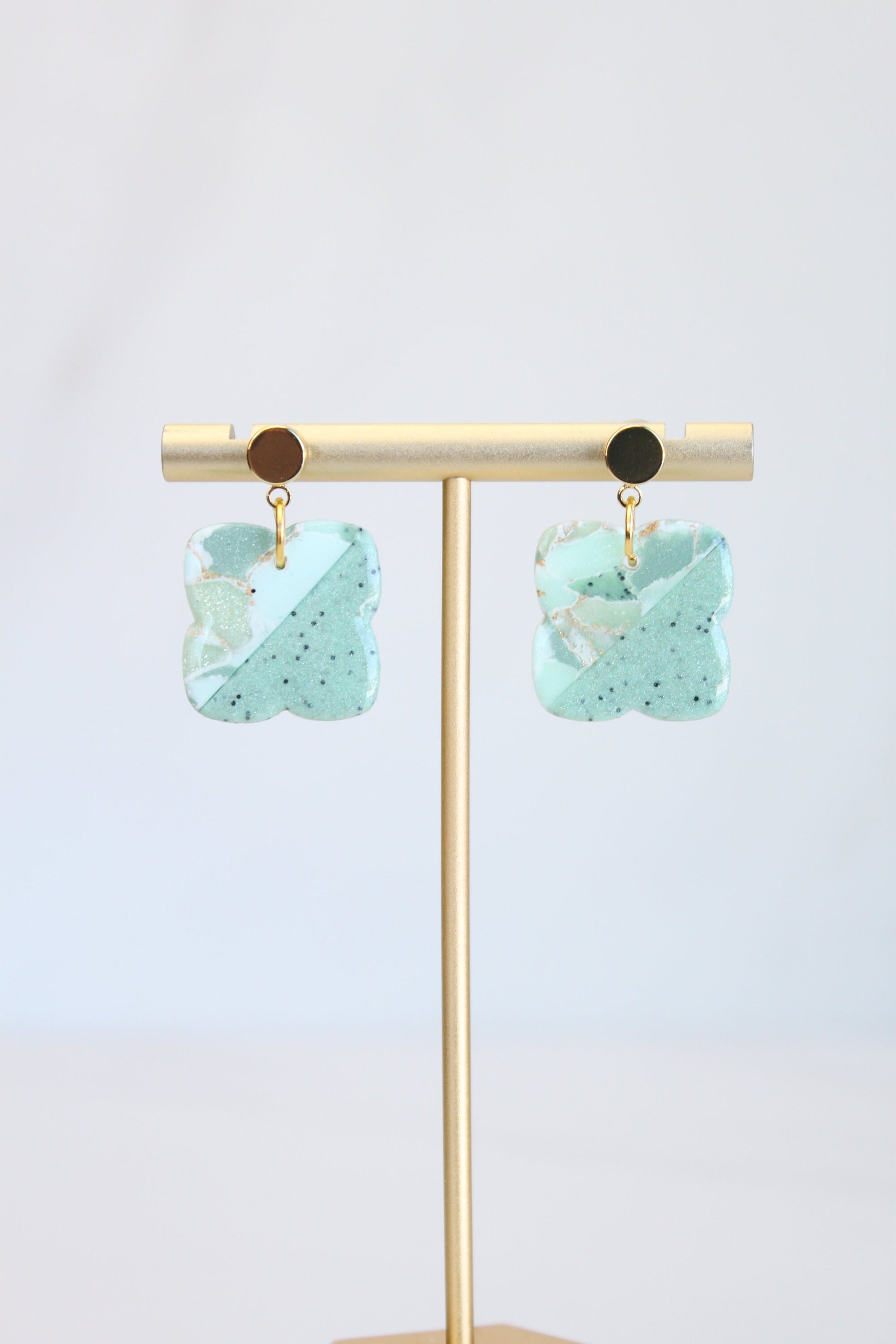 Polymer Clay Earrings - Clay Dangle Earrings, Handmade Lightweight Hypoallergenic Polymer Jewelry, Statement Accessory Multiple Colors