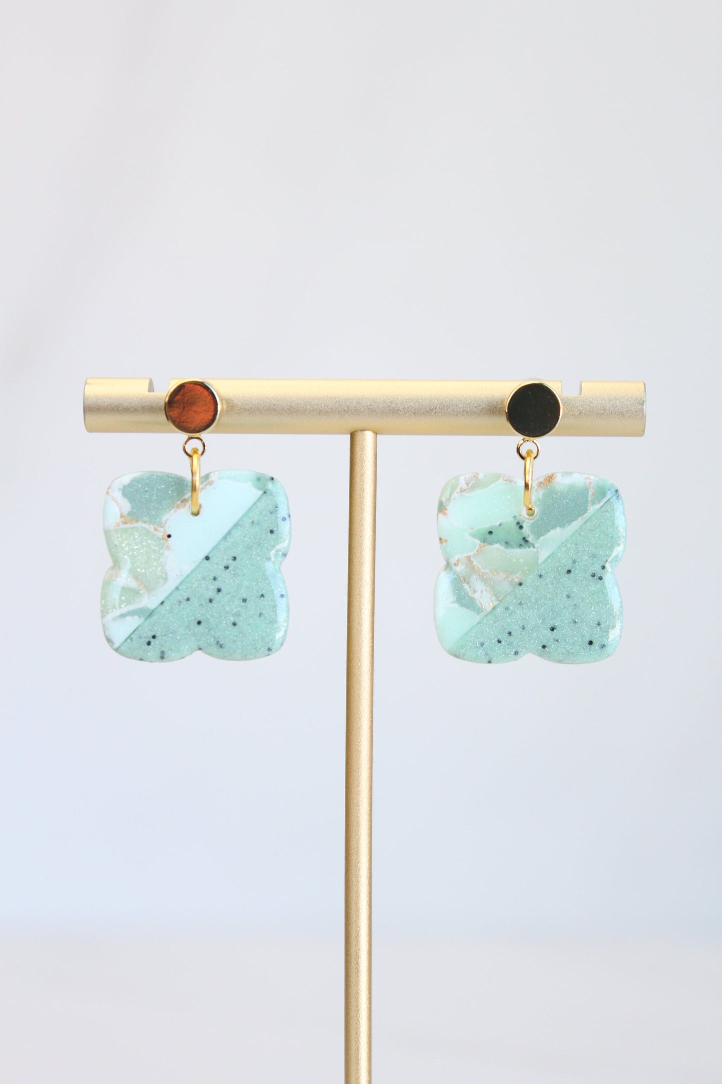 Polymer Clay Earrings - Clay Dangle Earrings, Handmade Lightweight Hypoallergenic Polymer Jewelry, Statement Accessory Multiple Colors