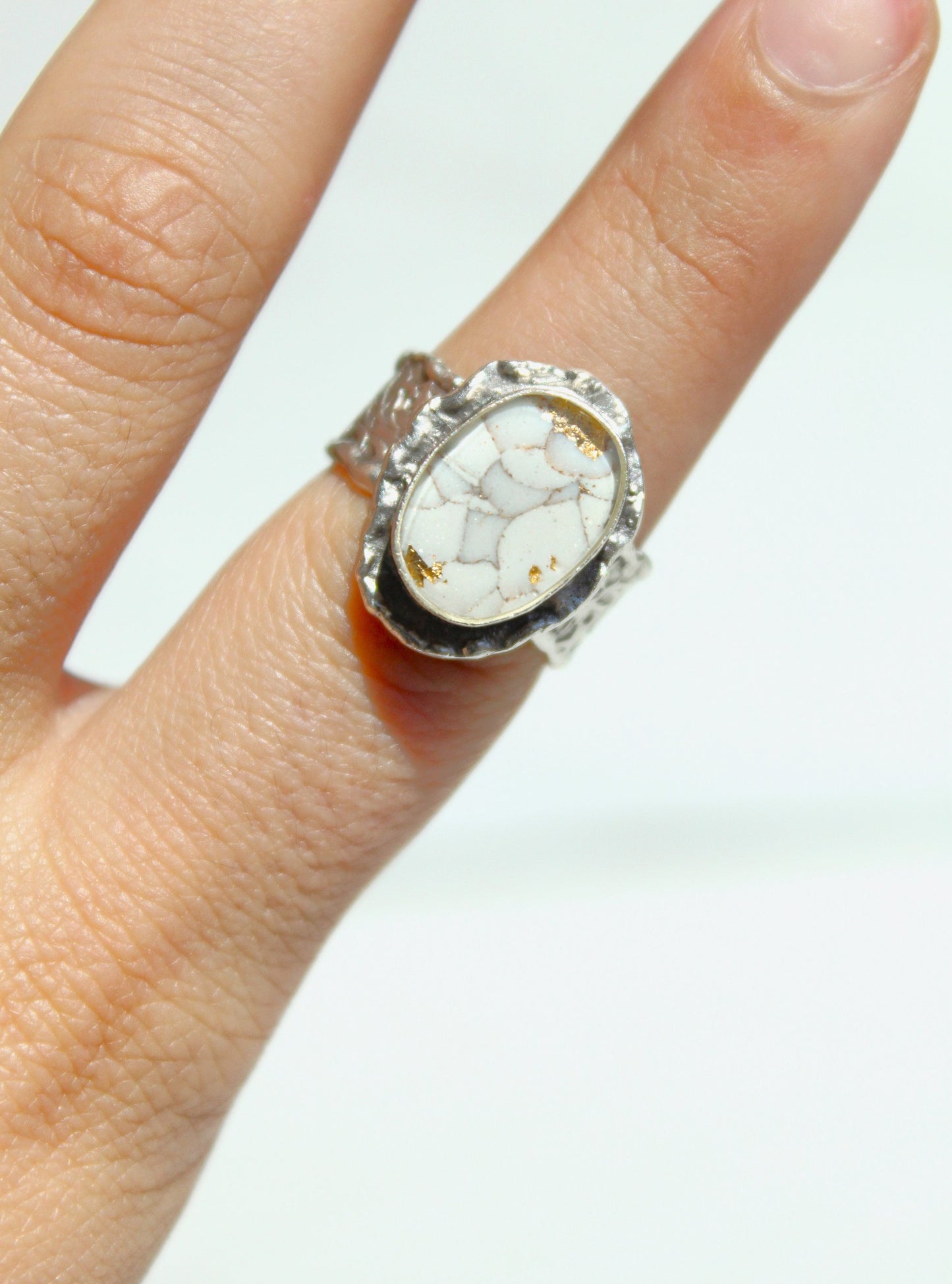 Silver Plated Adjustable Ring, Multi-color ring, Clay Ring, Boho Ring, Gift Jewelry, Birthday Gift, Gift for Her, Women Jewelry, Mother Gift