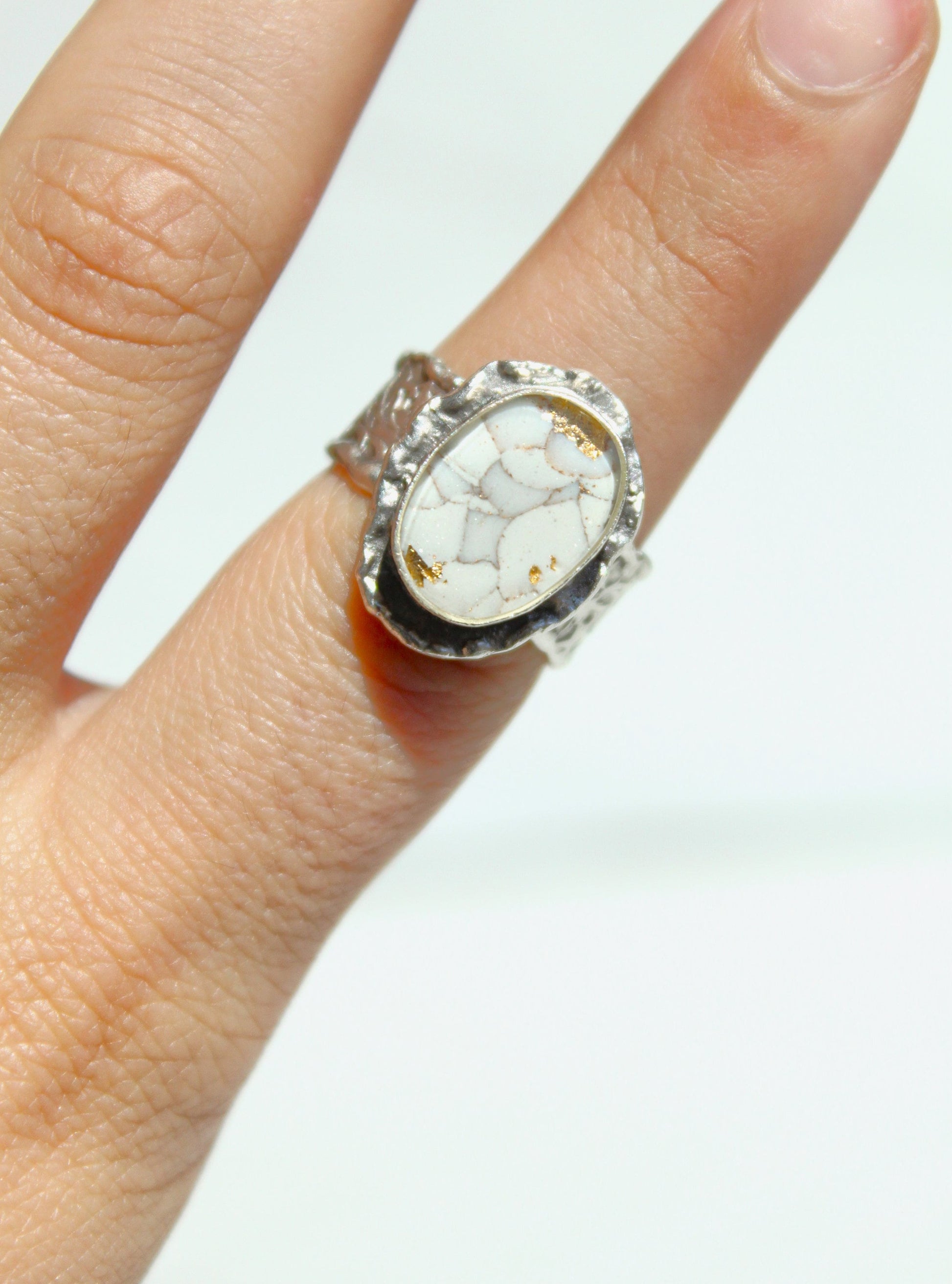 Silver Plated Adjustable Ring, Multi-color ring, Clay Ring, Boho Ring, Gift Jewelry, Birthday Gift, Gift for Her, Women Jewelry, Mother Gift