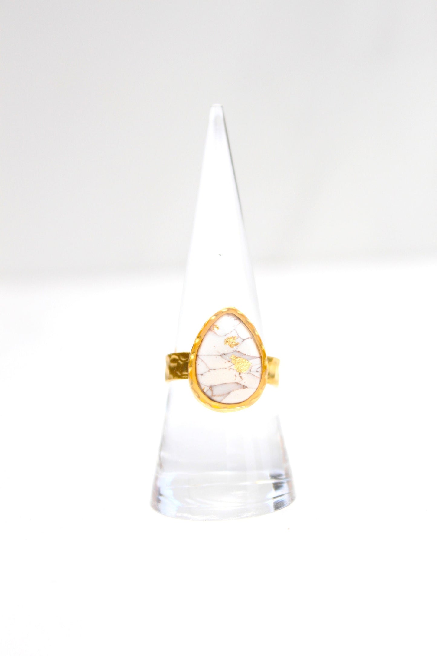 Gold Plated Adjustable Ring, Multi-color ring, Clay Ring, Boho Ring, Gift Jewelry, Birthday Gift, Gift for Her, Women Jewelry, Mother Gift