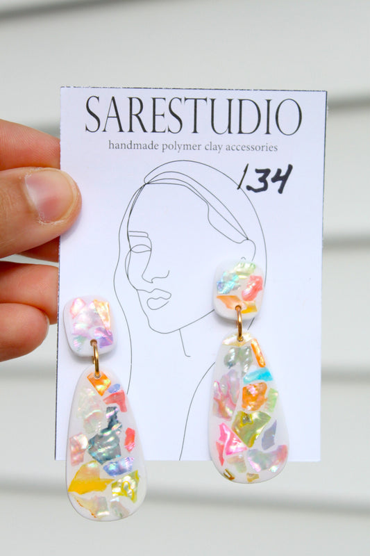 Shell Clay Earrings