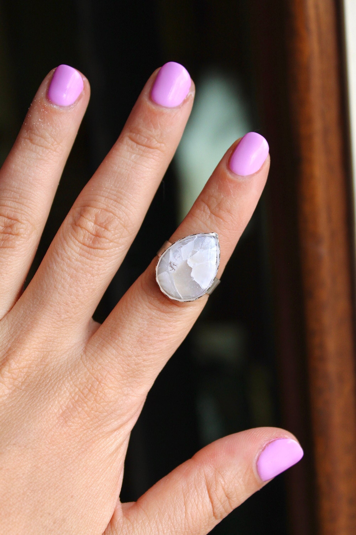 Silver Plated Adjustable Ring, Multi-color ring, Clay Ring, Boho Ring, Gift Jewelry, Birthday Gift, Gift for Her, Women Jewelry, Mother Gift