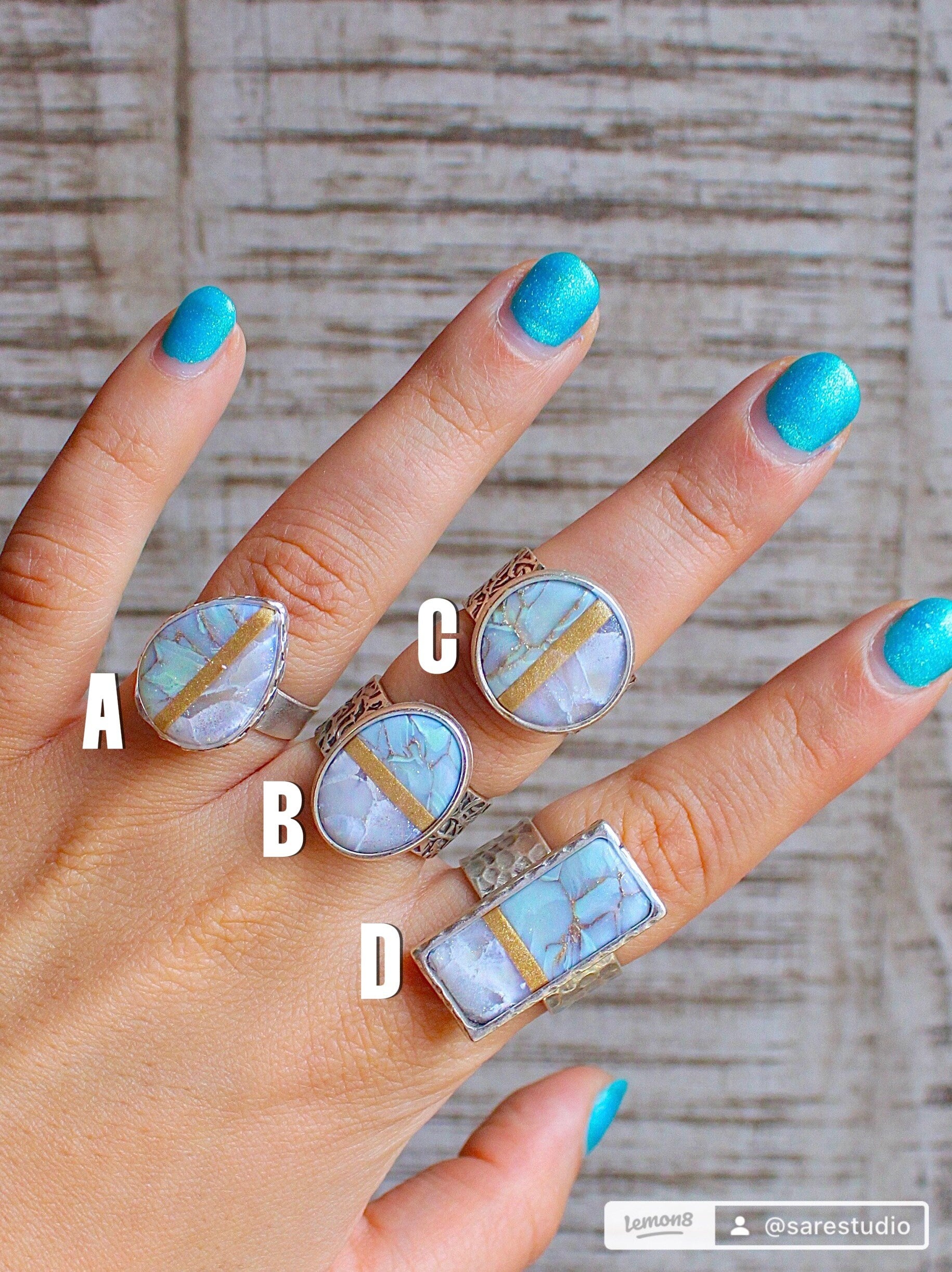 Silver Plated Adjustable Ring, Multi-color ring, Clay Ring, Boho Ring, Gift Jewelry, Birthday Gift, Gift for Her, Women Jewelry, Mother Gift