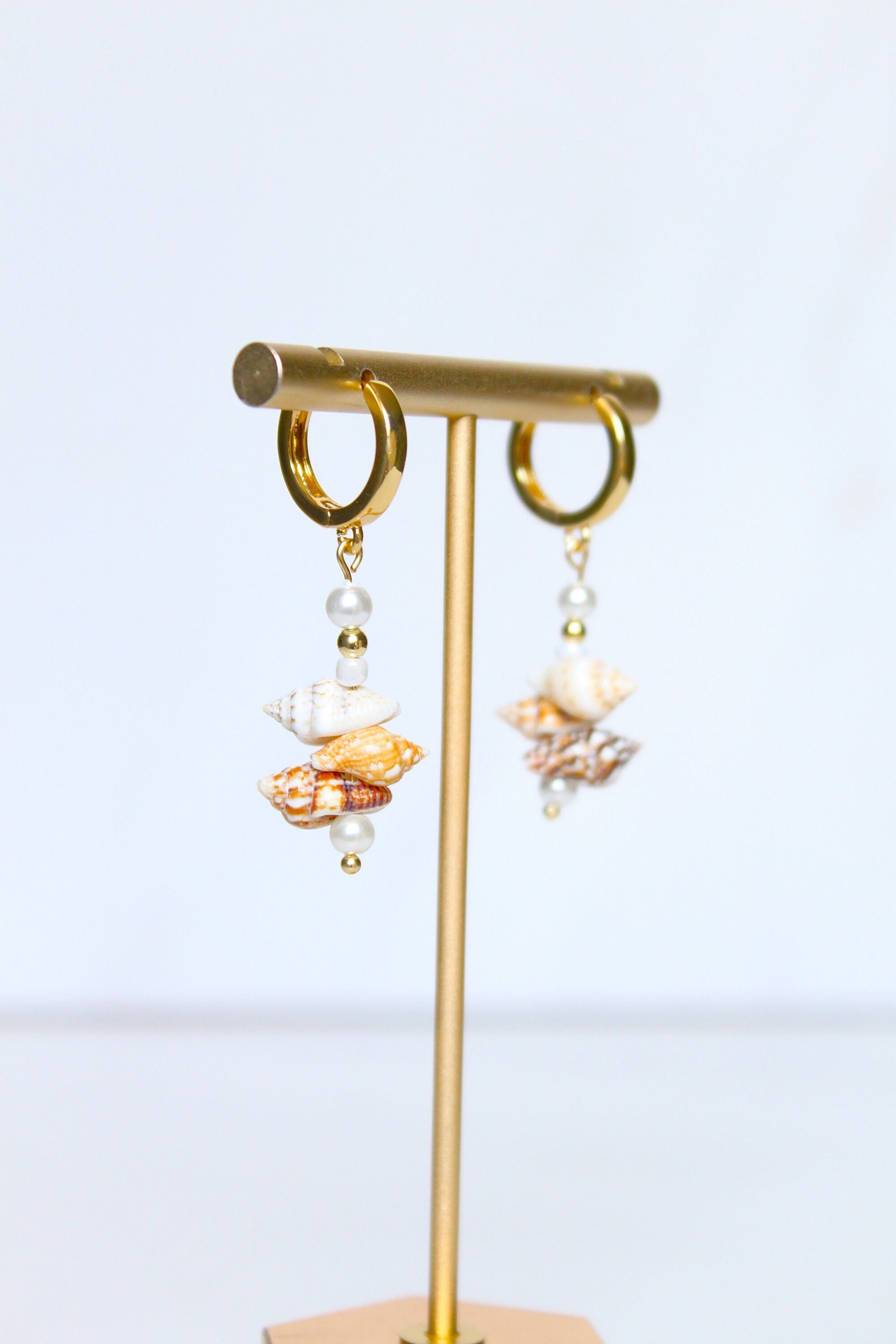 Handmade Beaded Charm Hoops, Dangle Earrings, Hoop Earring, Huggie Hoops, Statement Earring, Mothers Day, Christmas, Gift for Her, Unique