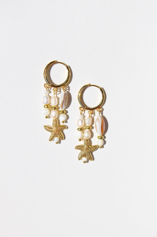 Handmade Beaded Charm Hoops, Dangle Earrings, Hoop Earring, Huggie Hoops, Statement Earring, Mothers Day, Christmas, Gift for Her, Unique