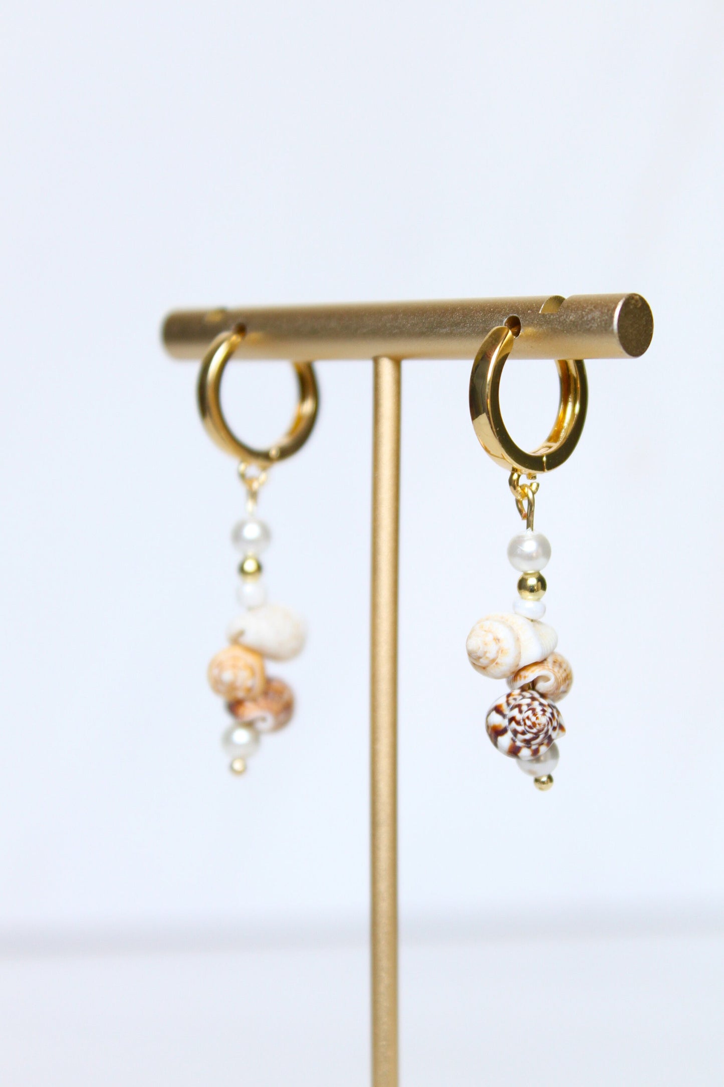 Handmade Beaded Charm Hoops, Dangle Earrings, Hoop Earring, Huggie Hoops, Statement Earring, Mothers Day, Christmas, Gift for Her, Unique